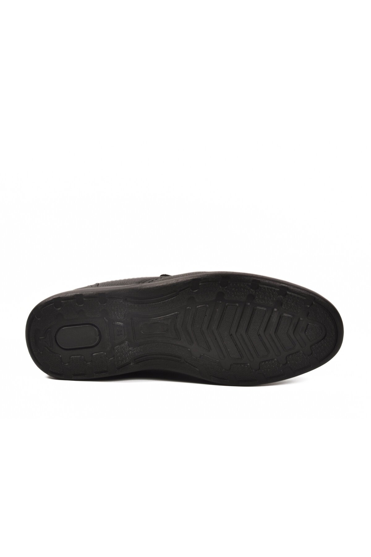 Siyah Kırışık Hakiki Deri Erkek Günlük Ayakkabı DSN 2035 M