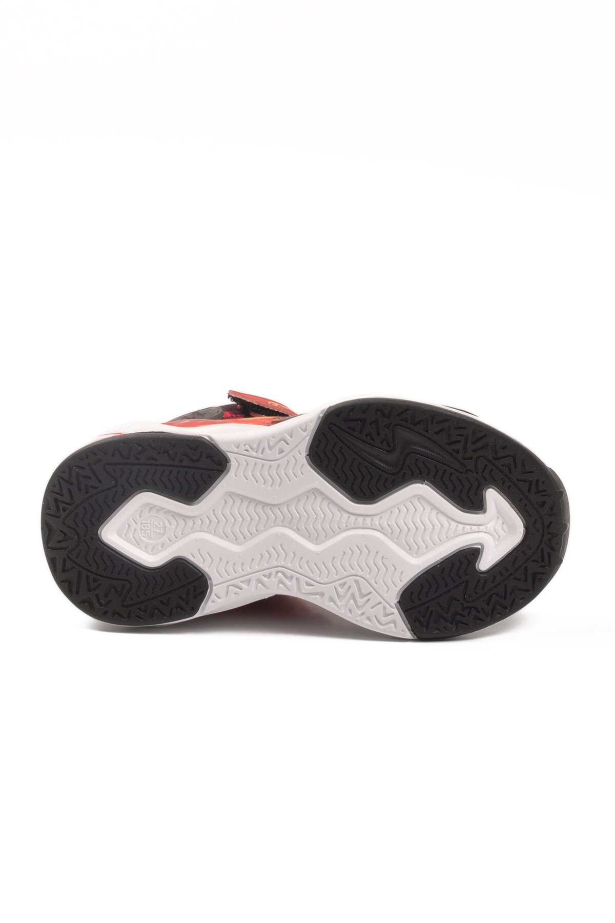 Siyah-Kırmızı Cırtlı Çocuk Spor Ayakkabı 161-T5411102 P