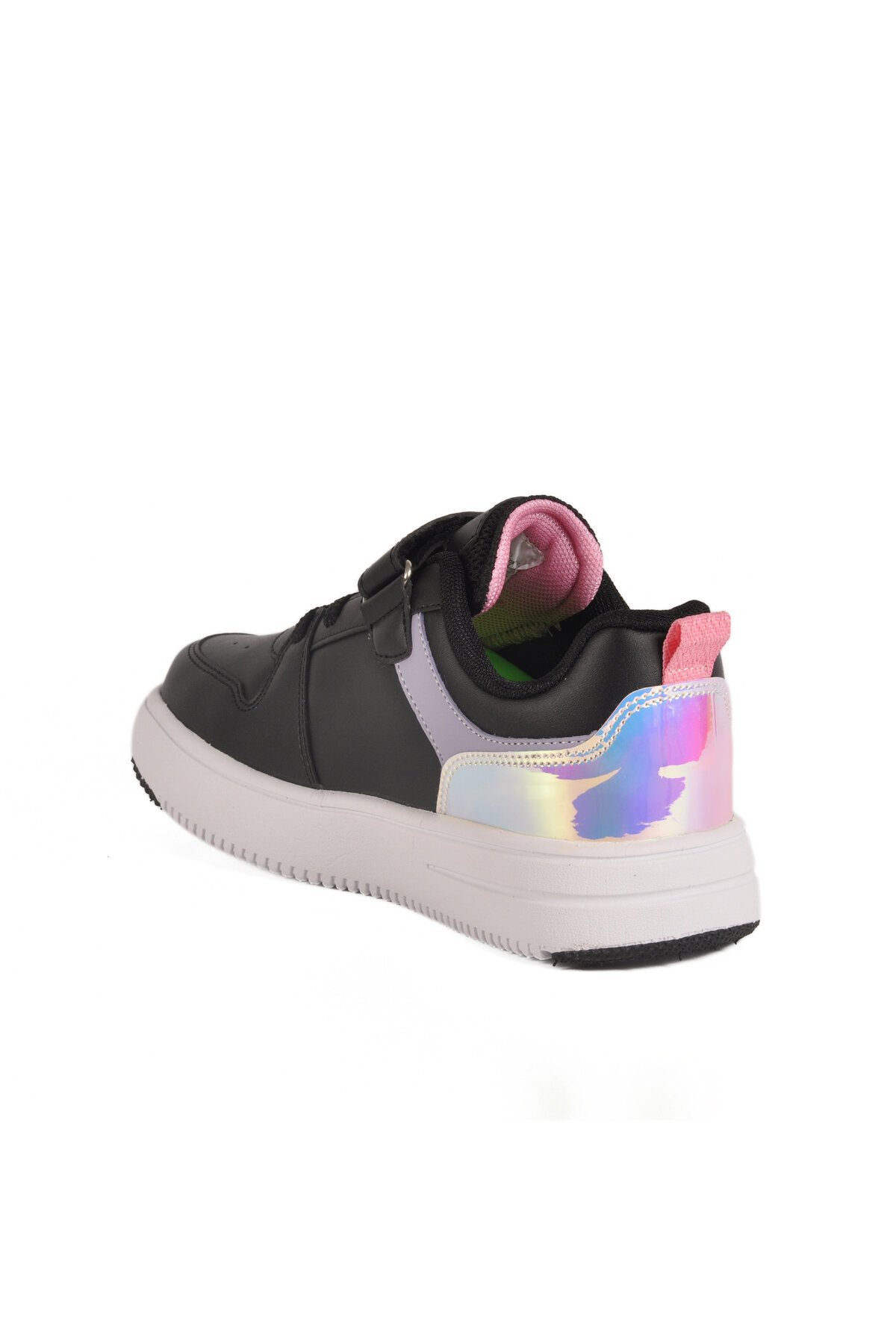 Siyah-Lila-Pembe Hafif Çocuk Spor Ayakkabı 1603 F