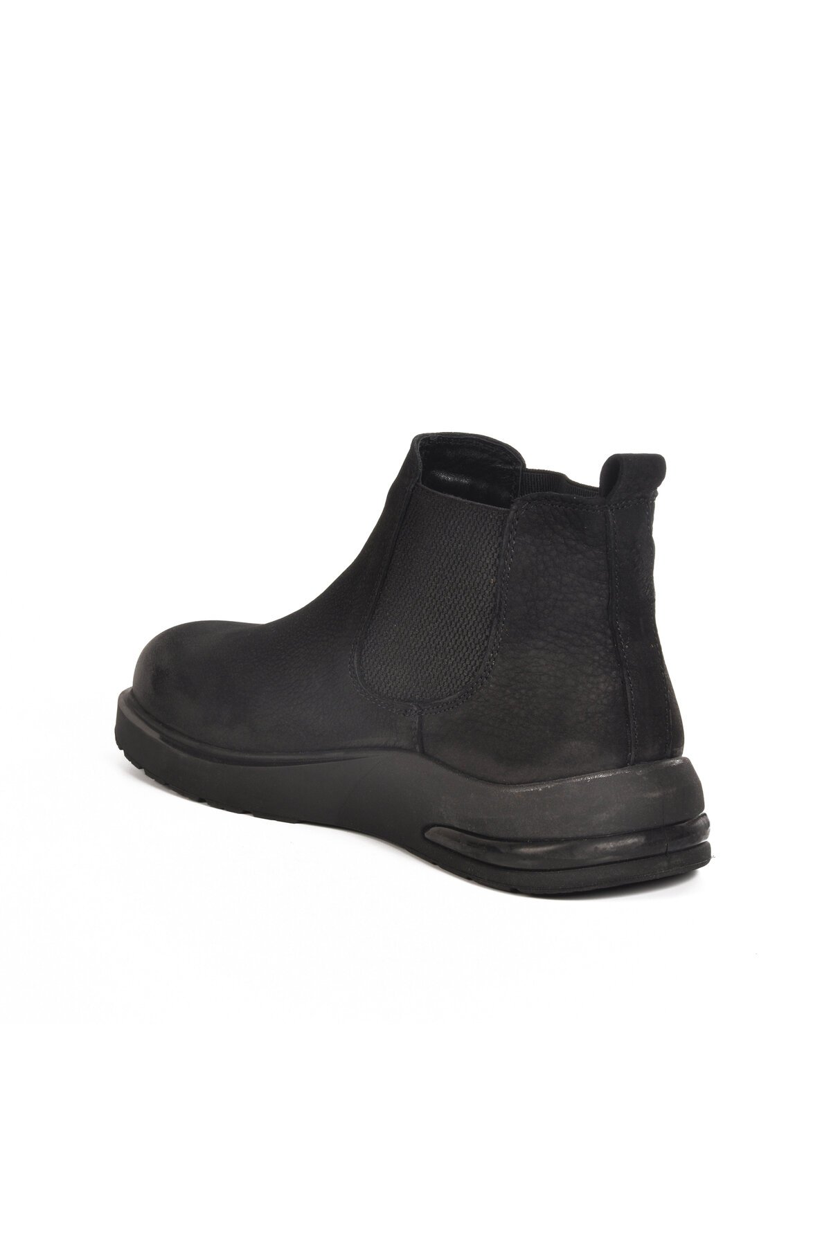 Siyah Nubuk Hakiki Deri Erkek Bot 260042 M