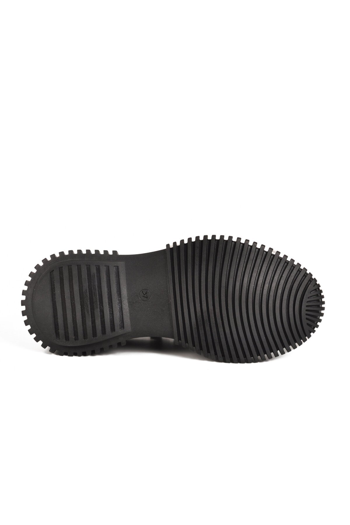 Siyah Nubuk Hakiki Deri Kadın Günlük Ayakkabı 25405003K Z