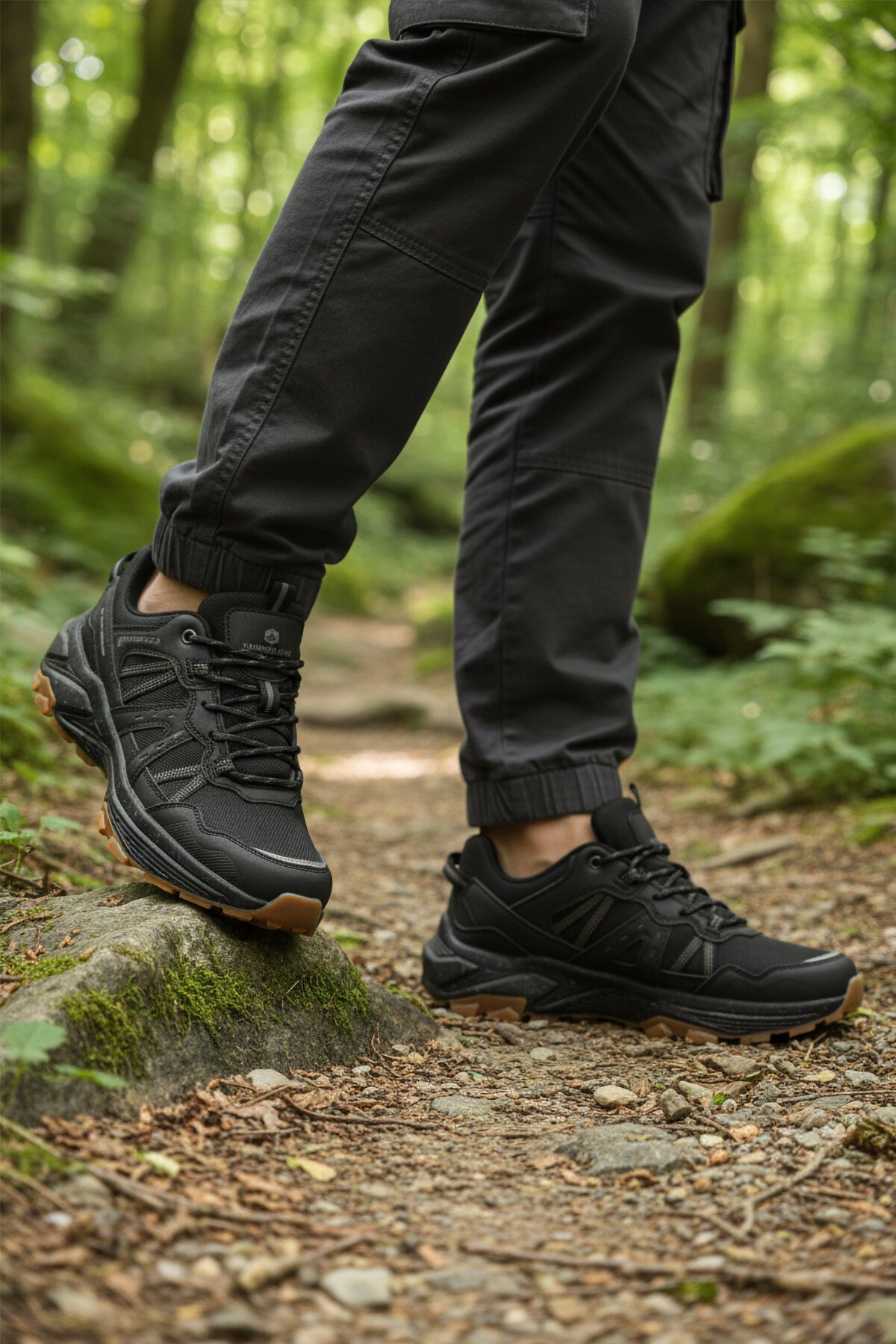 Siyah Su Geçirmez Erkek Outdoor Ayakkabı 101 24682 Rochester M