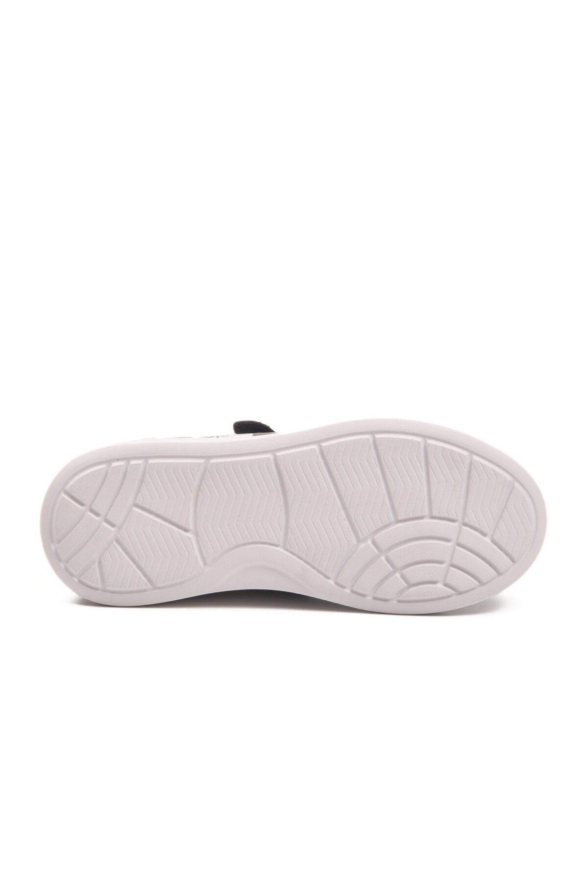 Siyah Rugan-Simli Cırtlı Hafif Çocuk Spor Ayakkabı 2540-26K F