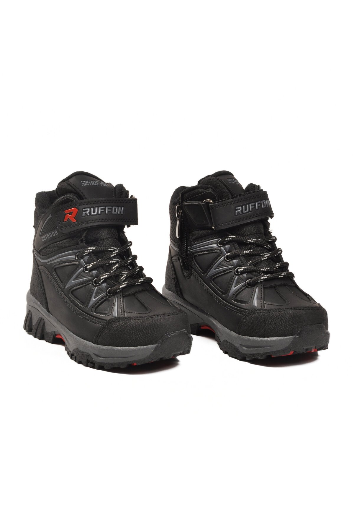 Siyah Fermuarlı Çocuk Outdoor Bot 2301 P