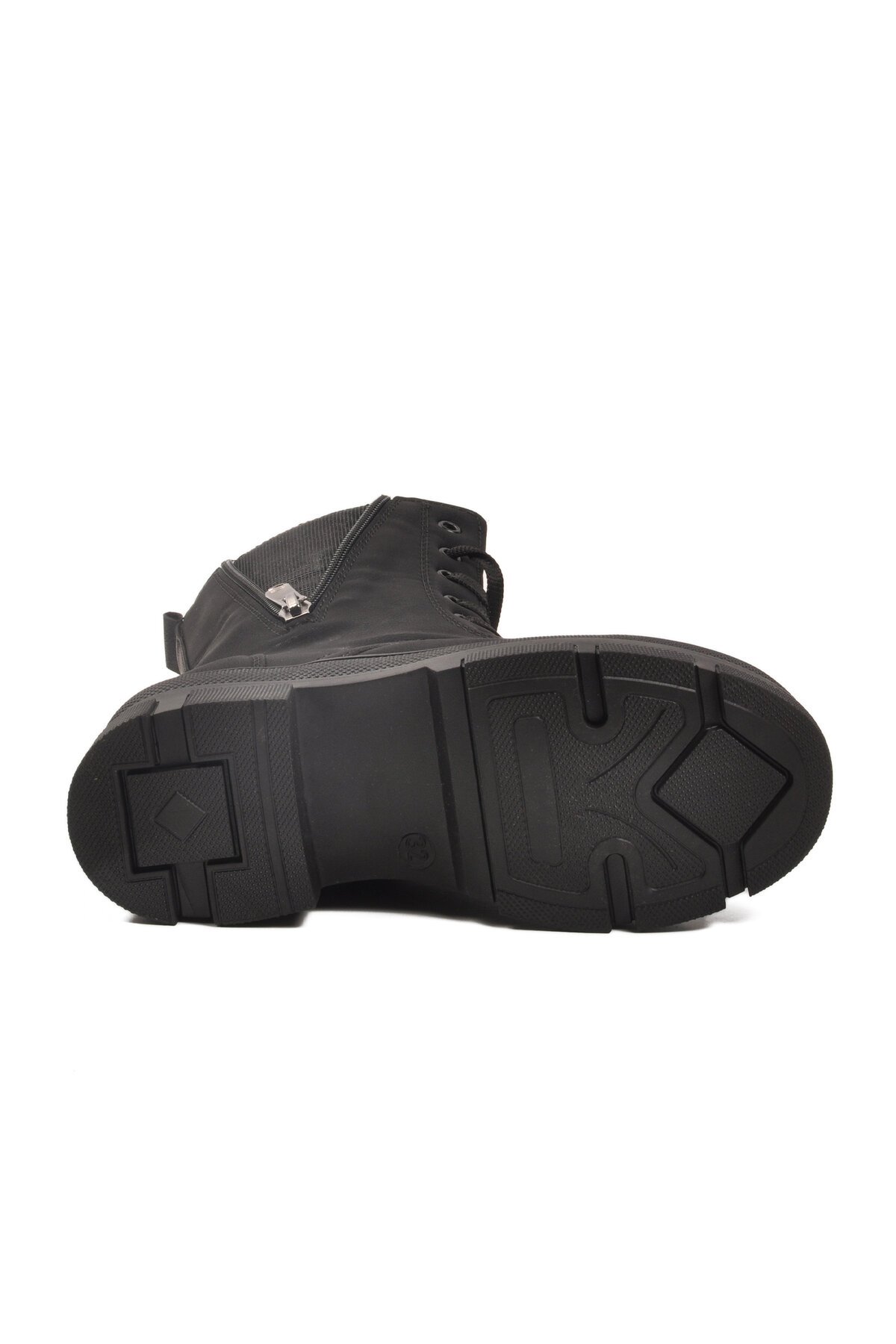 Siyah İçi Polarlı Çocuk Bot G-1001 F ( Fermuarlıi )