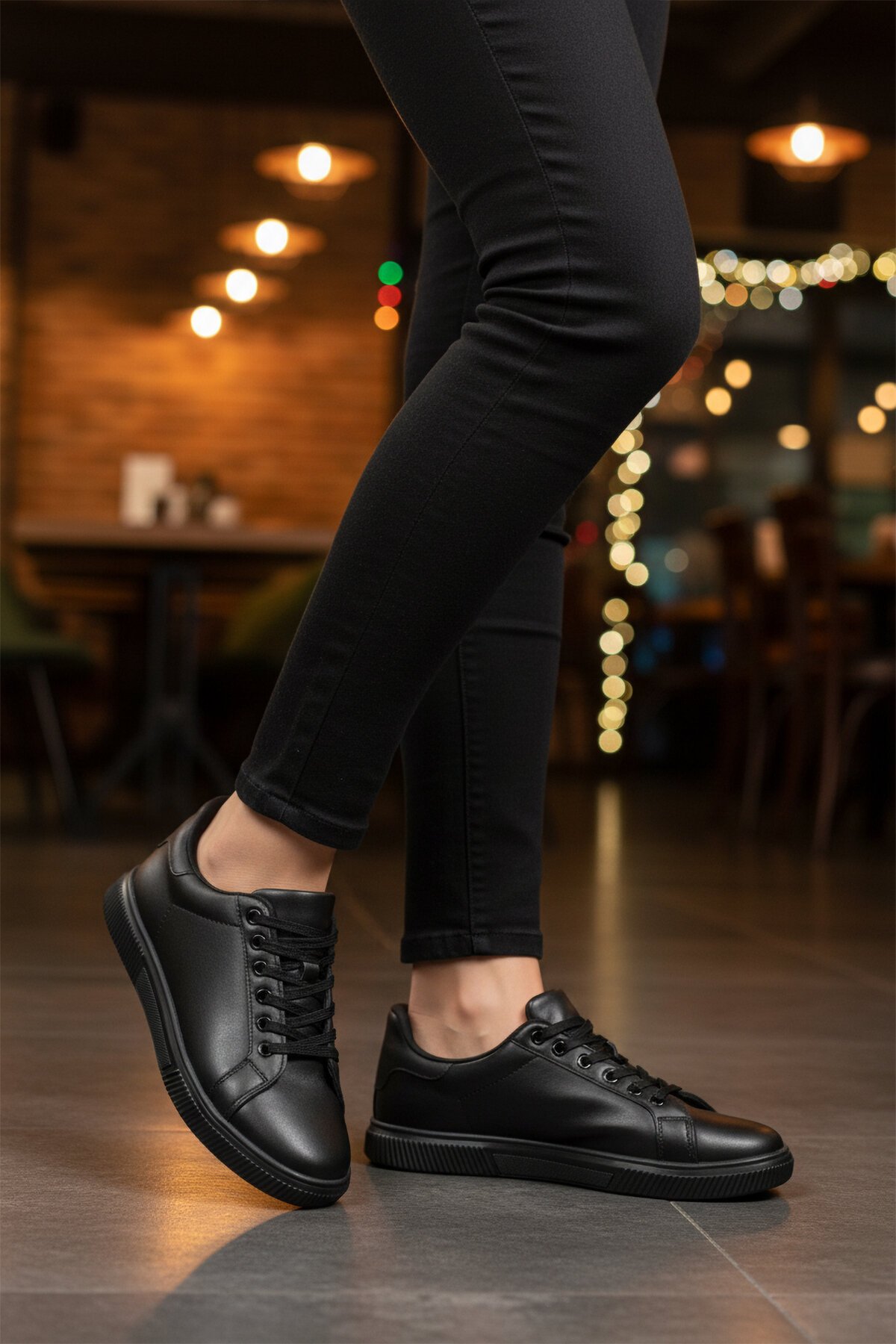 Siyah Hafif Erkek Spor Ayakkabı Mota 600 M