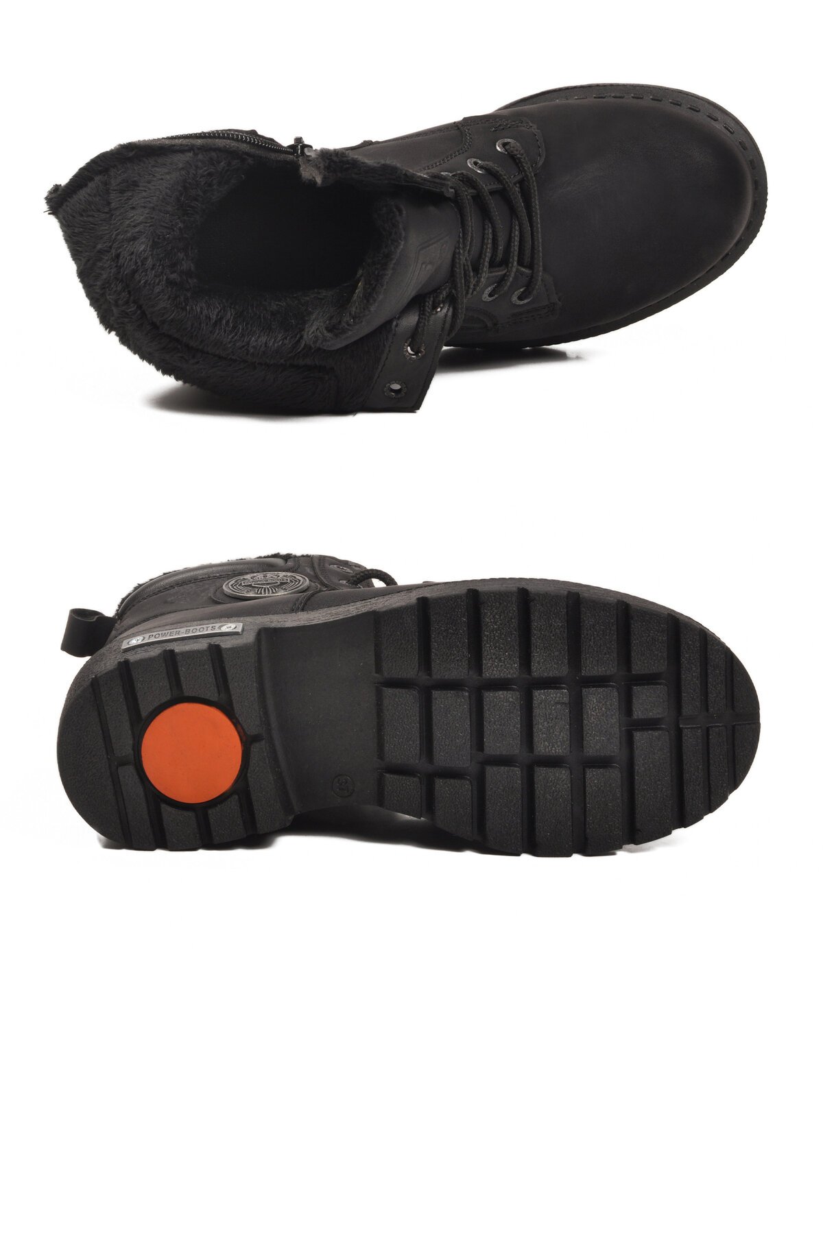 Siyah Fermuarlı Kadın Bot 528 G