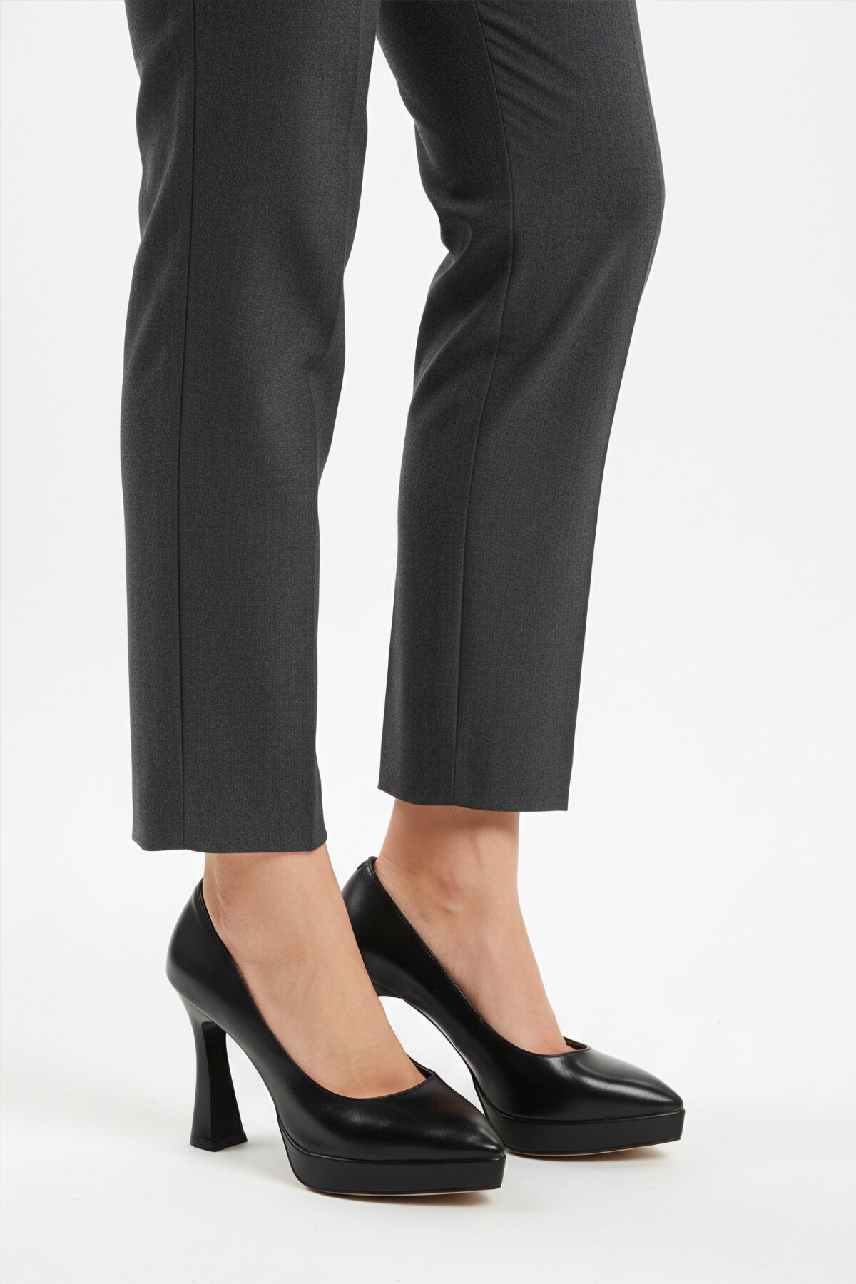 Siyah Kadın Topuklu Ayakkabı 448206 Z