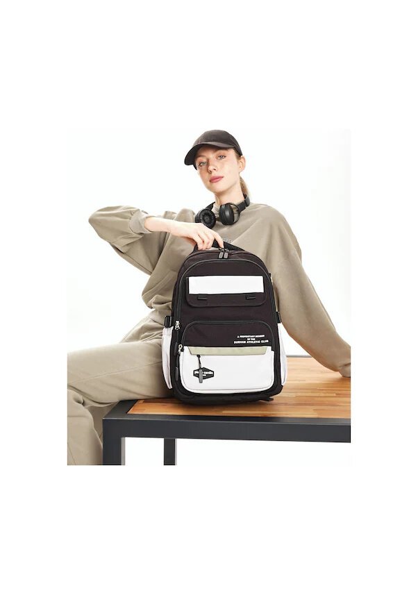 Siyah  Unisex Okul Çantası 07PCT185-S