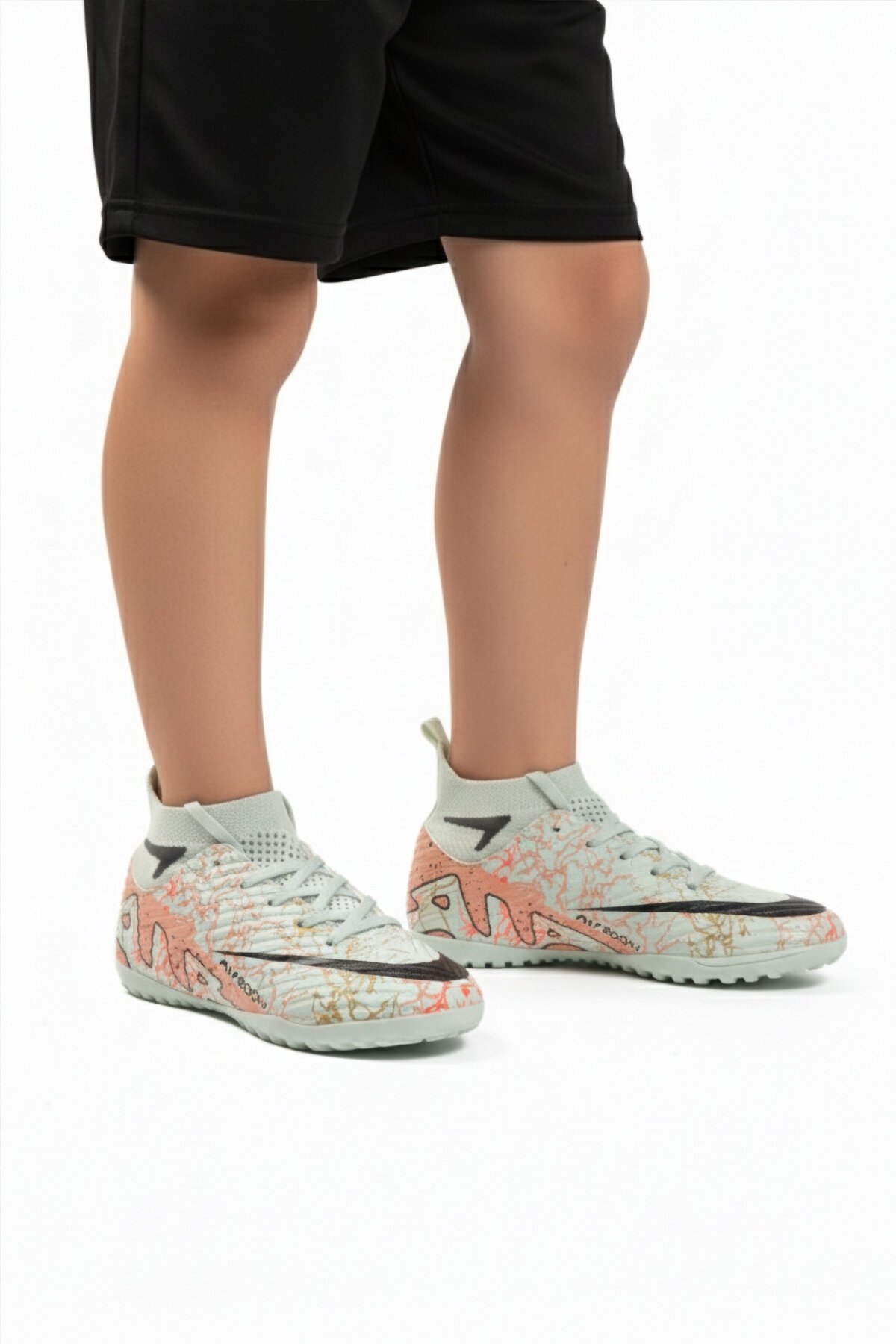 Su Yeşili-Mor Çocuk Halısaha Ayakkabı Air 600 F