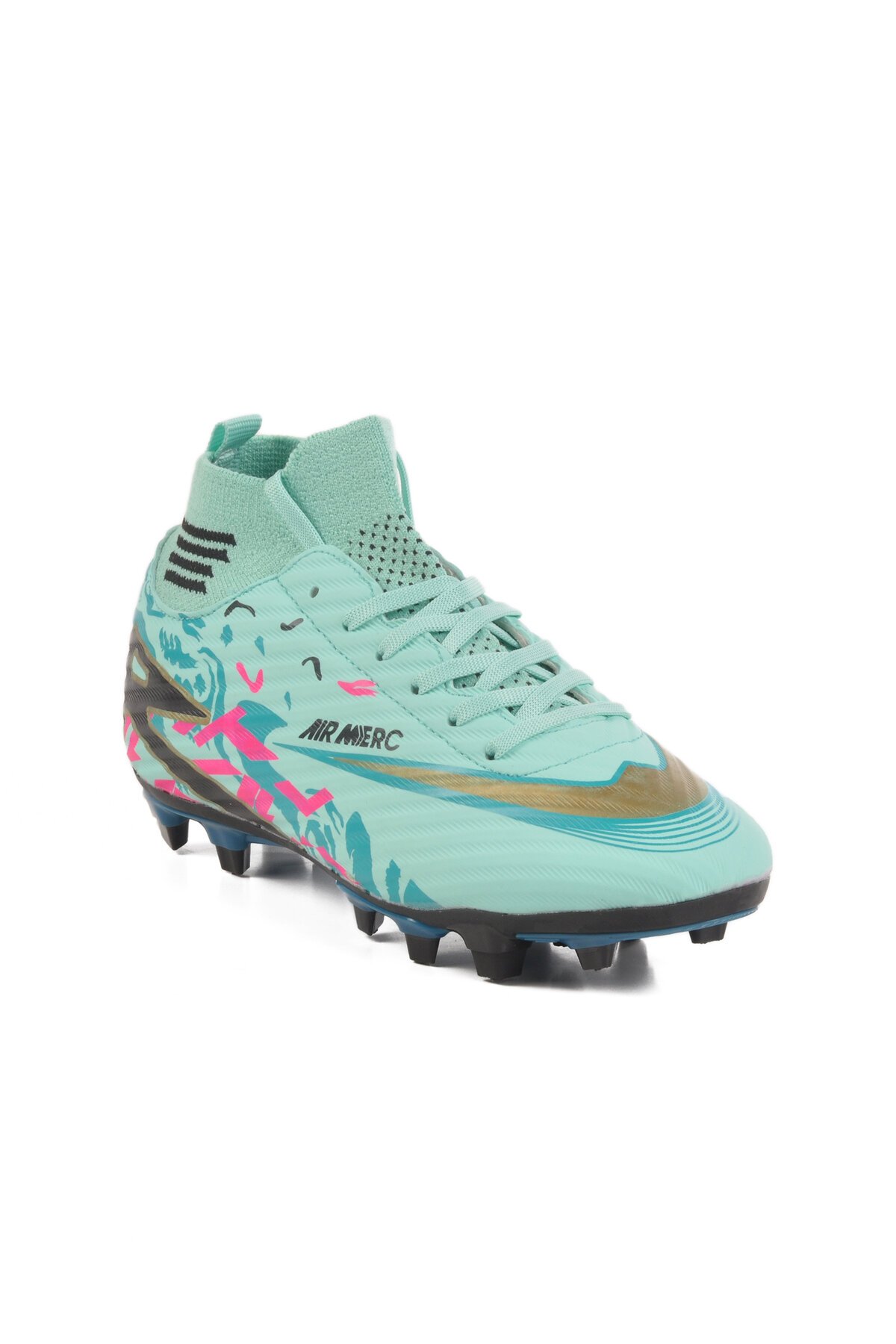 Su Yeşili Polyester Karışımlı Unisex Krampon Merc WJ-501 G