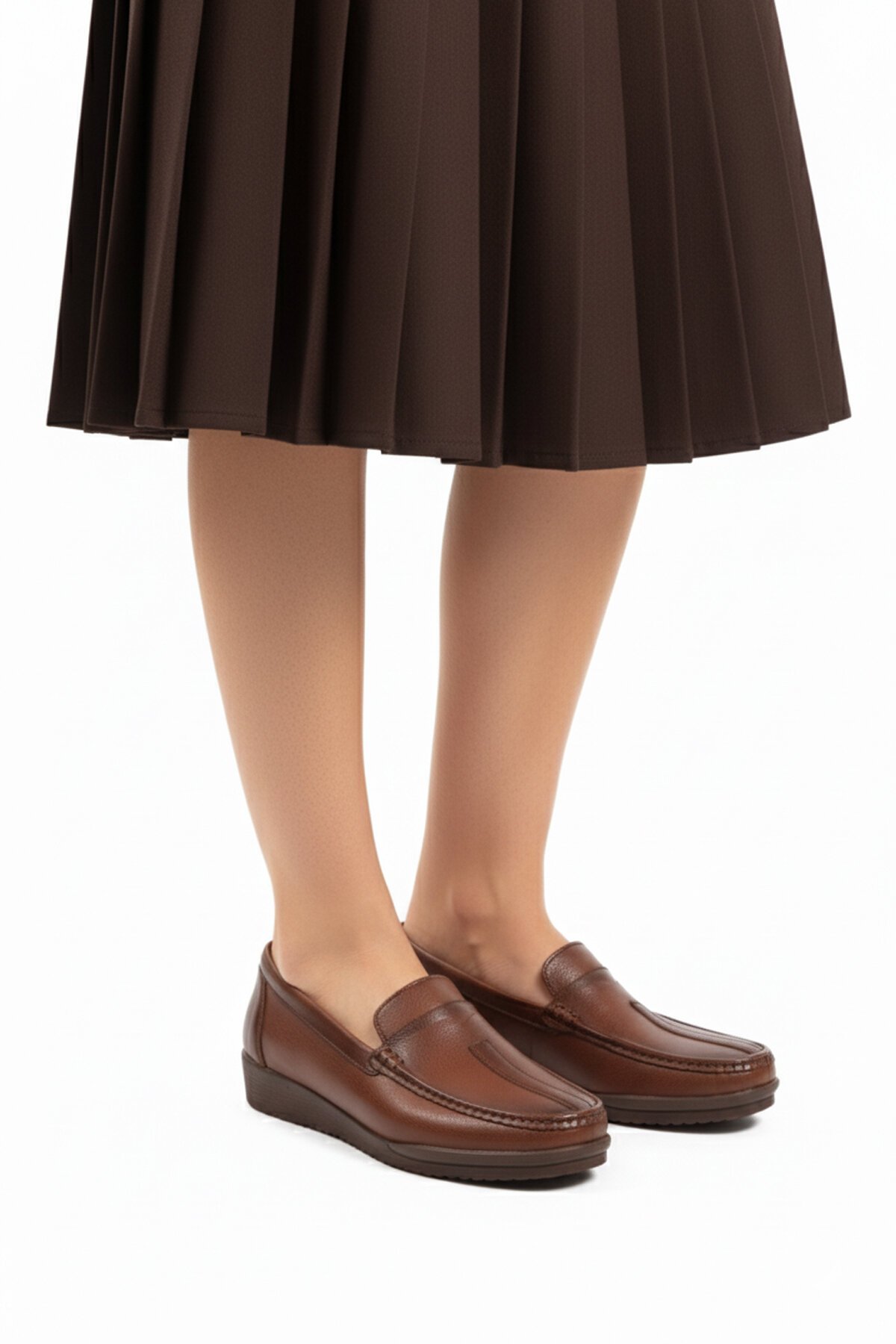 Taba Cilt Anatomic Taban Hafif Kadın Günlük Ayakkabı 293117 Z