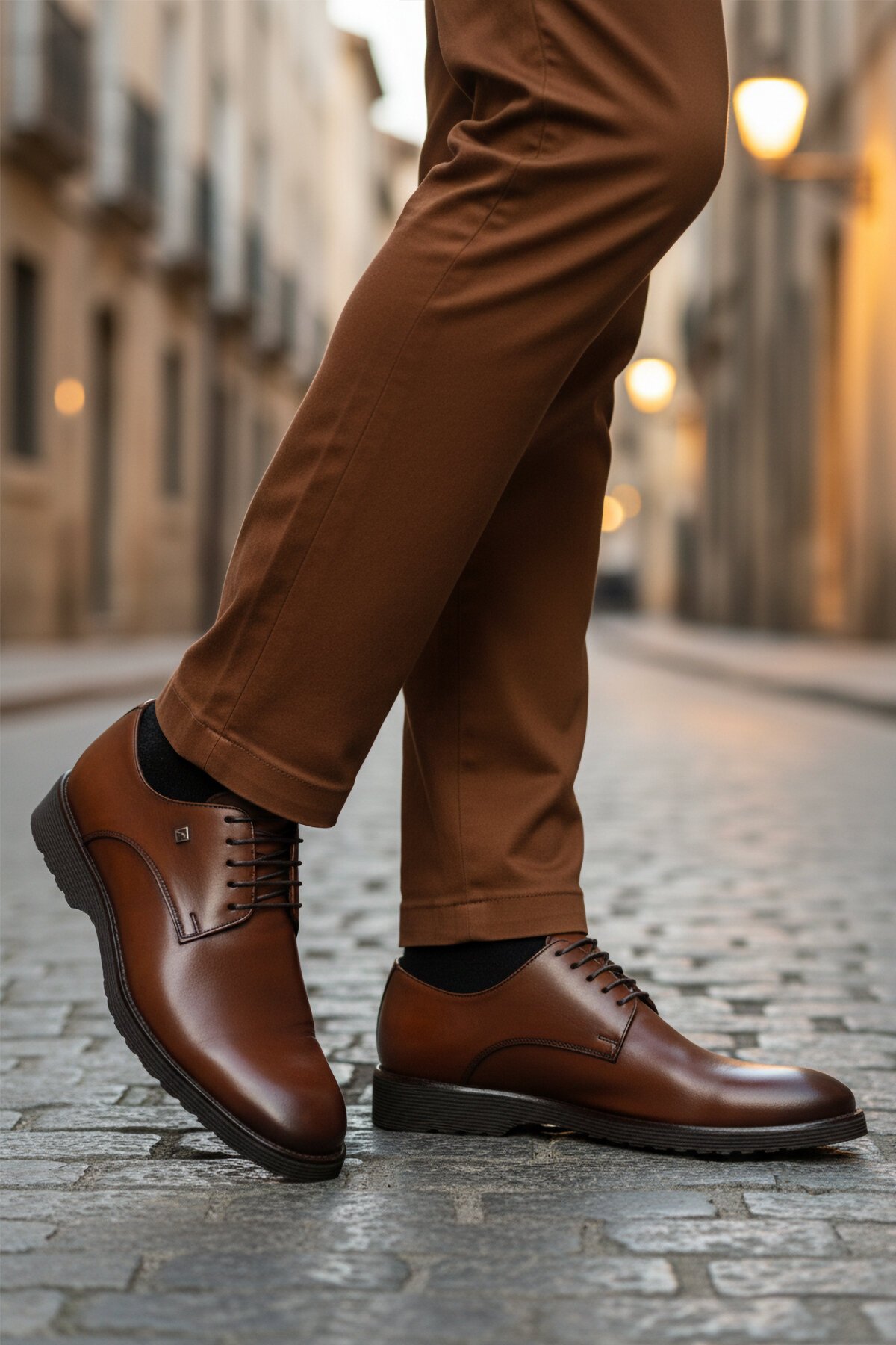 Taba Hakiki Deri Erkek Klasik Ayakkabı 2798 M