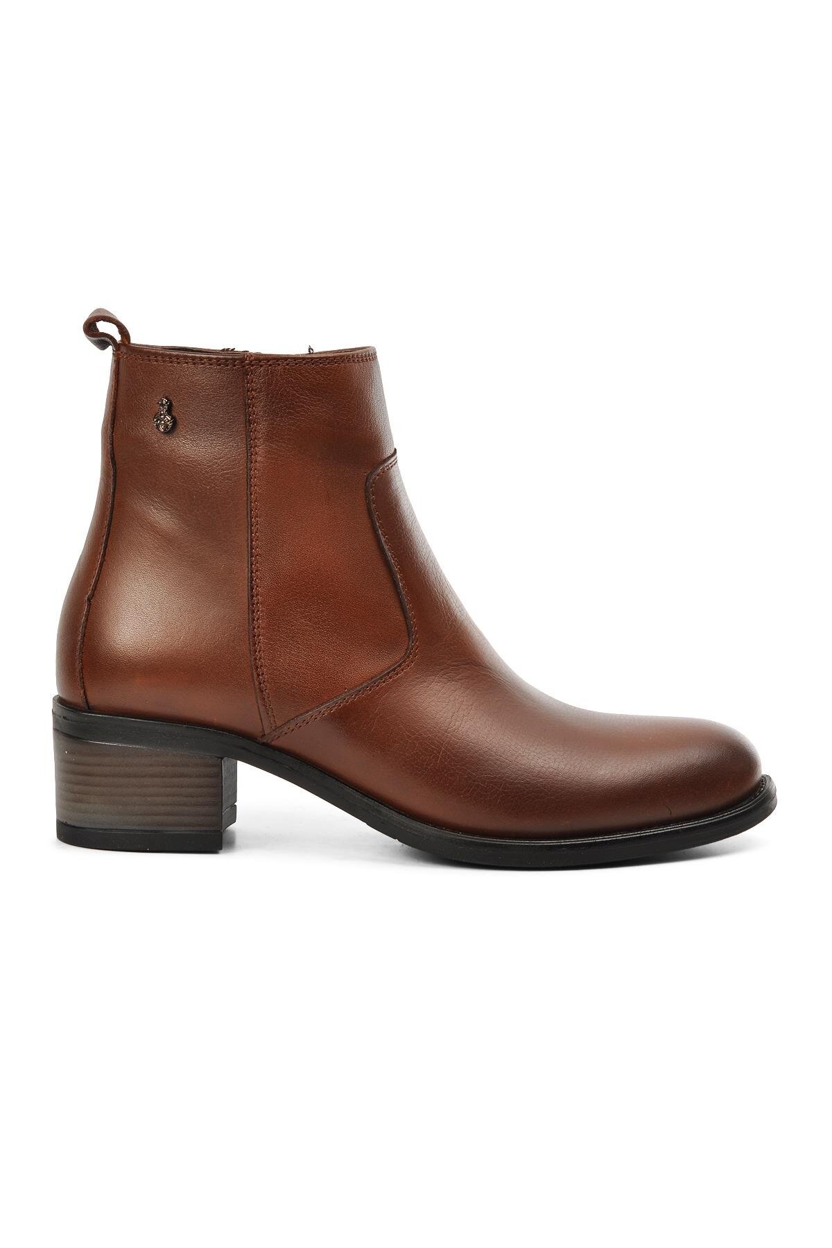 Taba Fermuarlı Kadın Bot 8691 Z