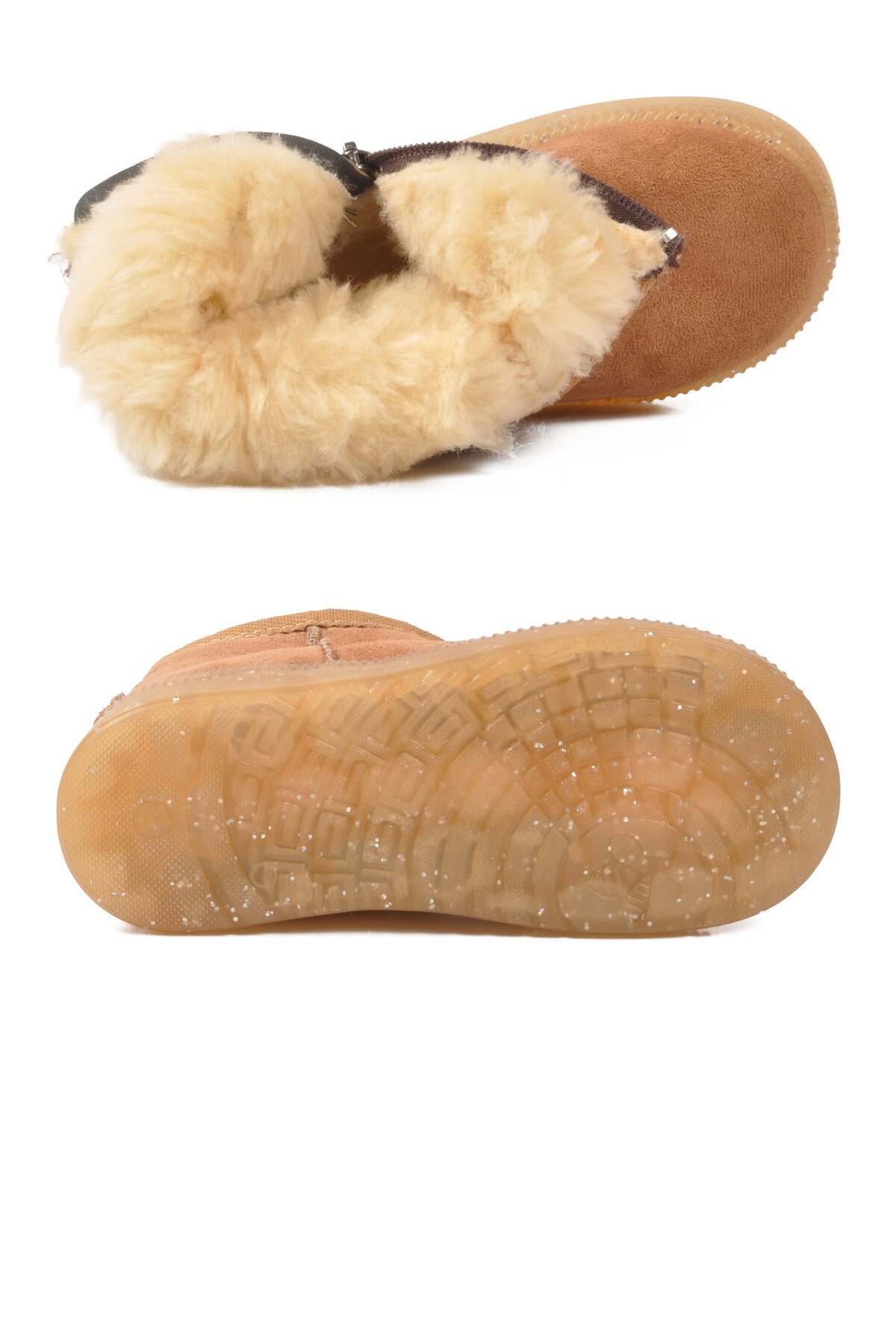 Taba Tekstil İçi Kürklü Fermuarlı Çocuk Bot 1212 P