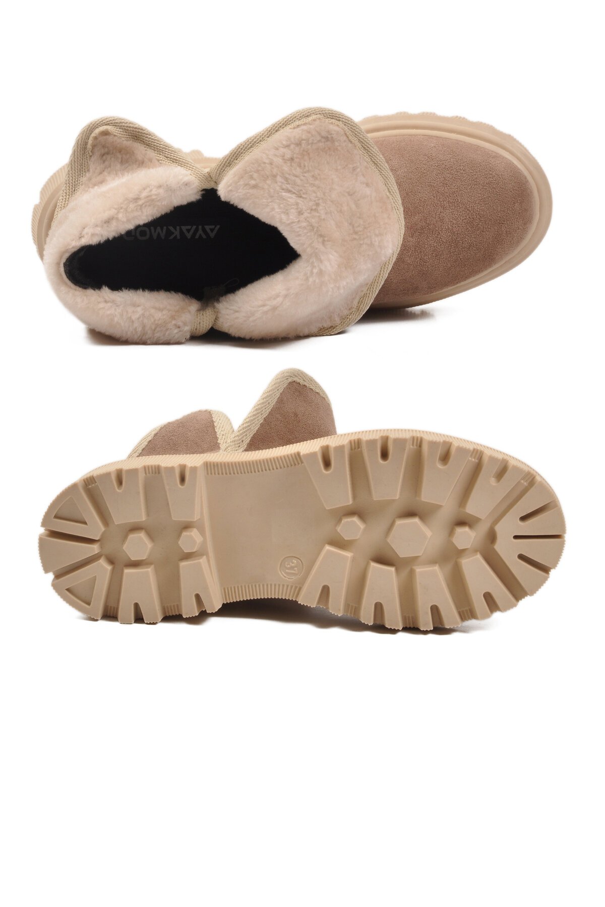 Vizon Süet İçi Polarlı Kadın Bot 548038 Z