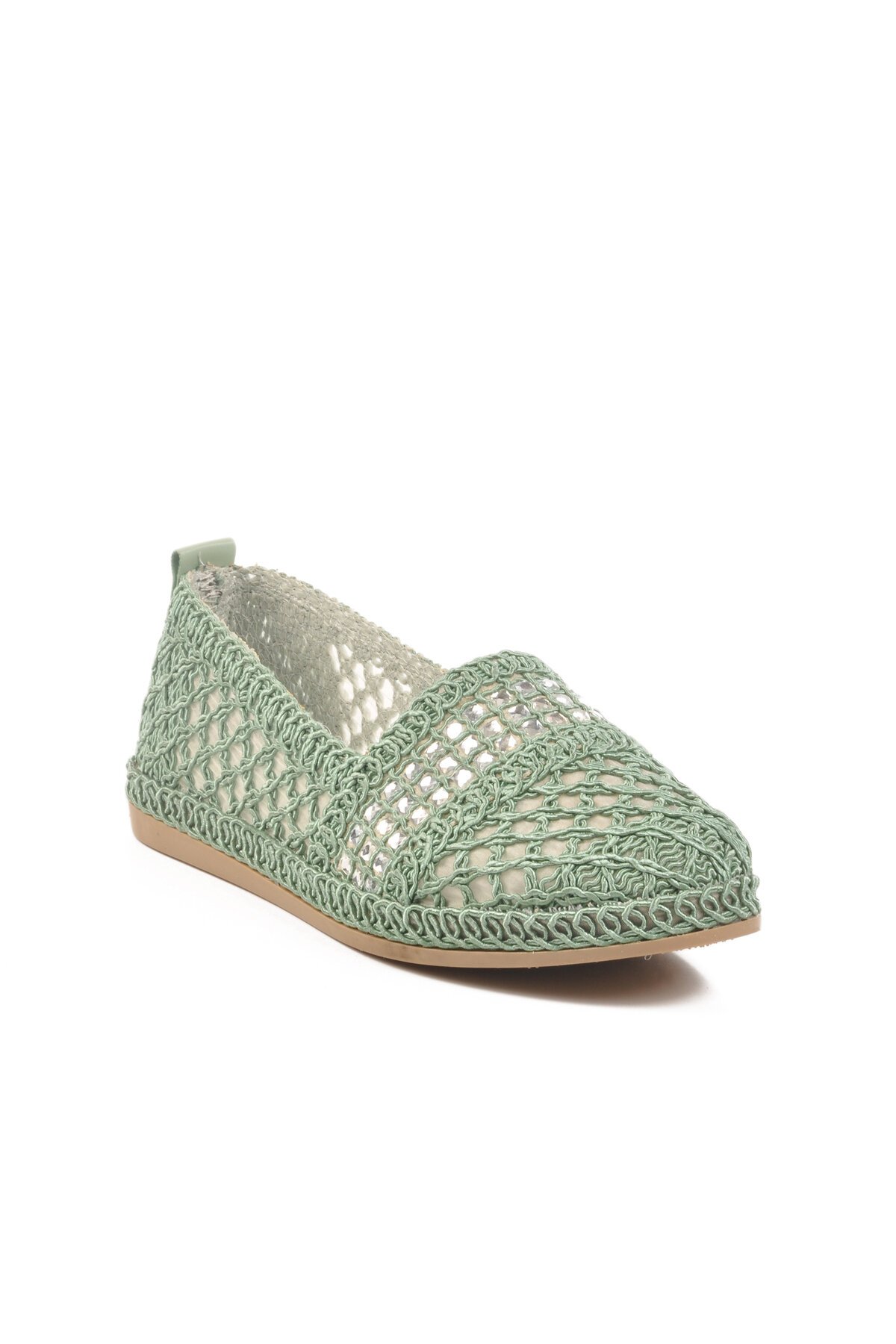 Yeşil Fileli Kadın Babet PC-54570 Z