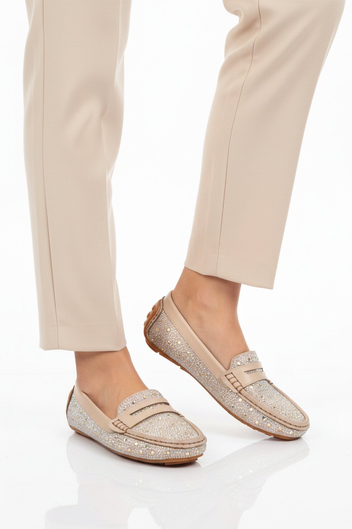 Bej Hafif Kadın Babet 302122 Z