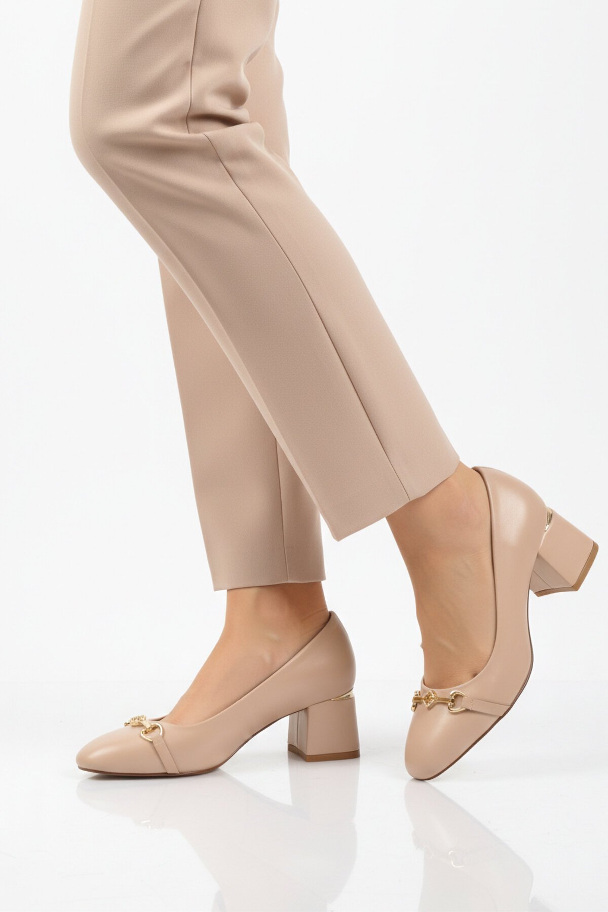 Bej Kadın Abiye Ayakkabı 312525 Z