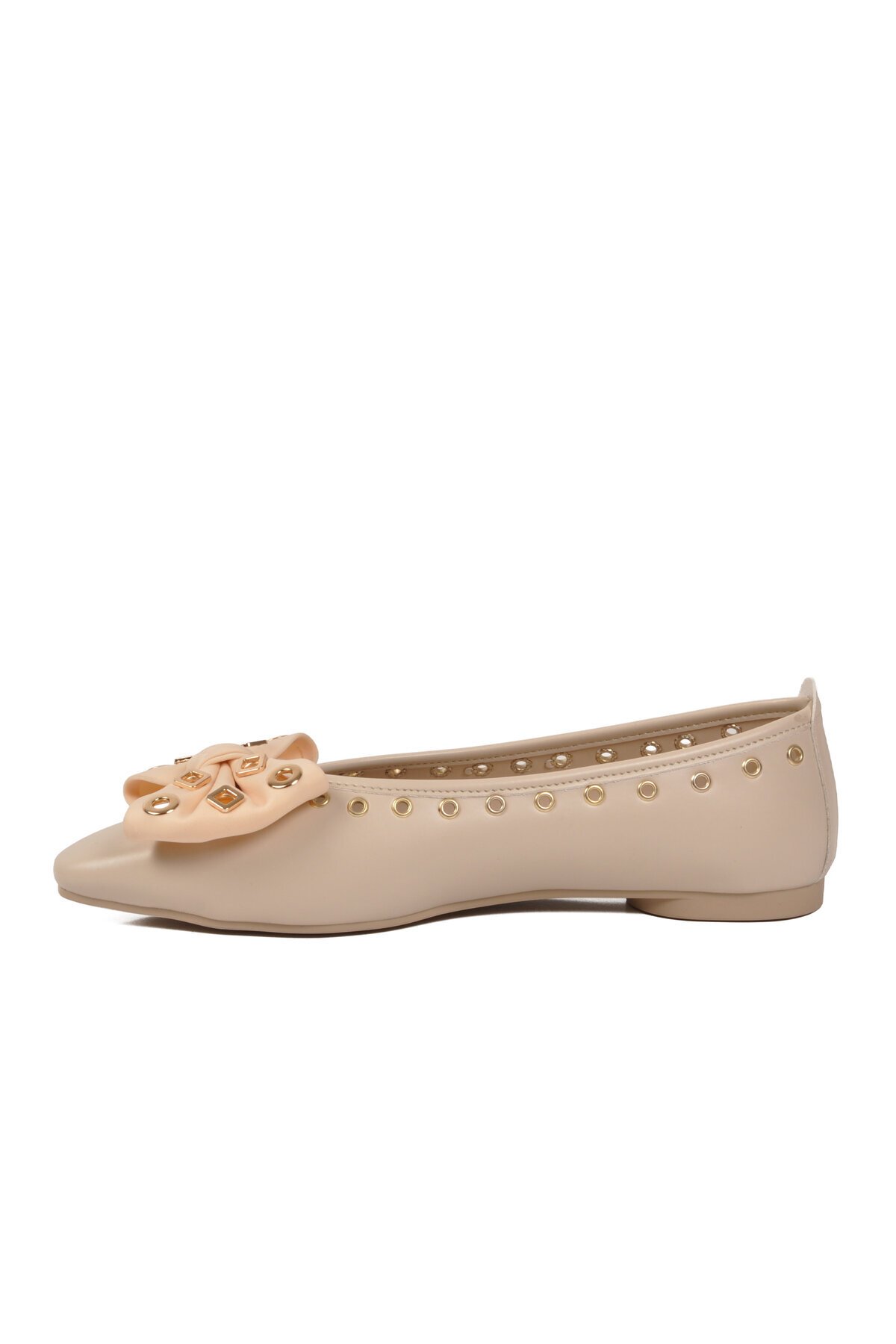 Bej Hafif ComfortSole Taban Kadın Babet 351092 Z