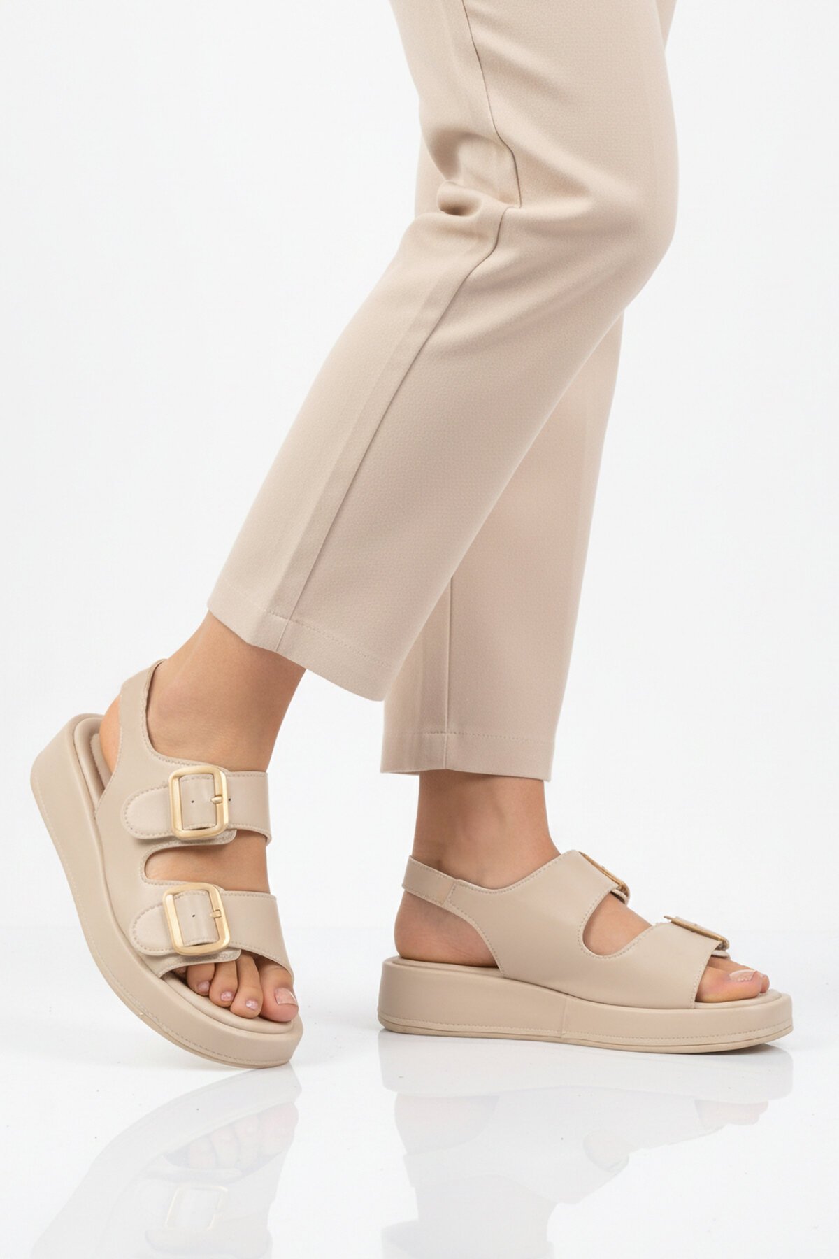 Bej Kadın Sandalet 422240 Z