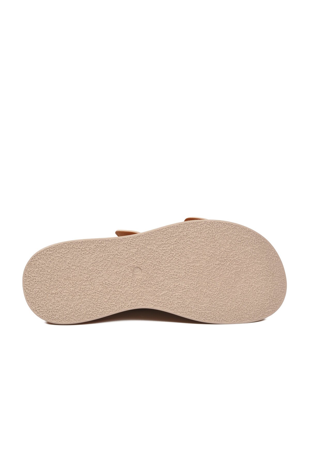 Bej Yüksek Tabanlı Kadın Terlik 457303 Z
