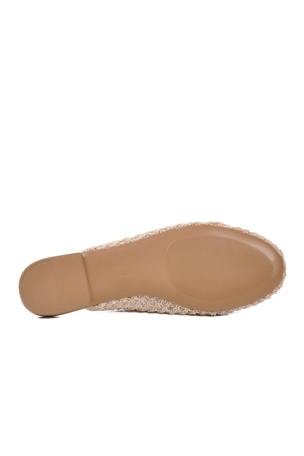 Bej Triko Hafif Comfort Taban Kadın Terlik 335391 Z
