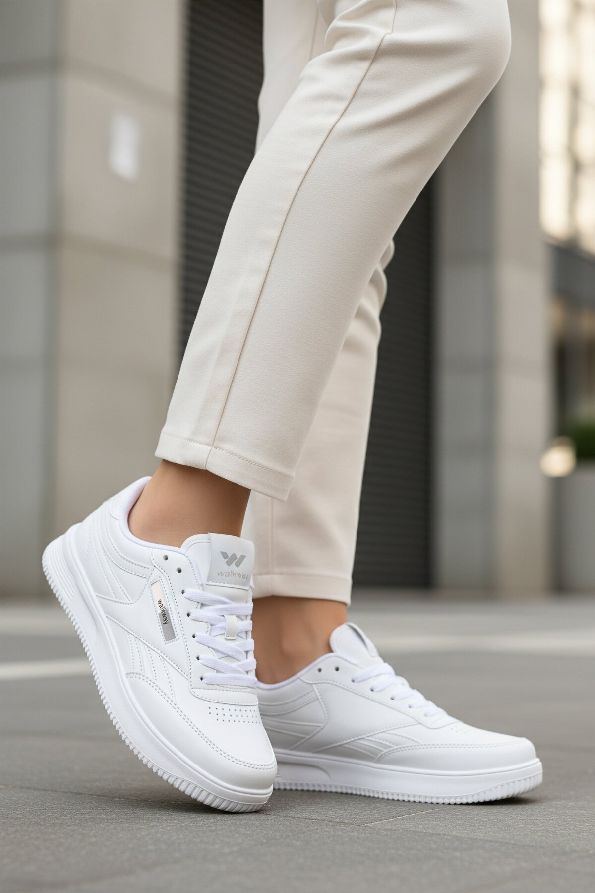 Beyaz Unisex Spor Ayakkabı Marlow G