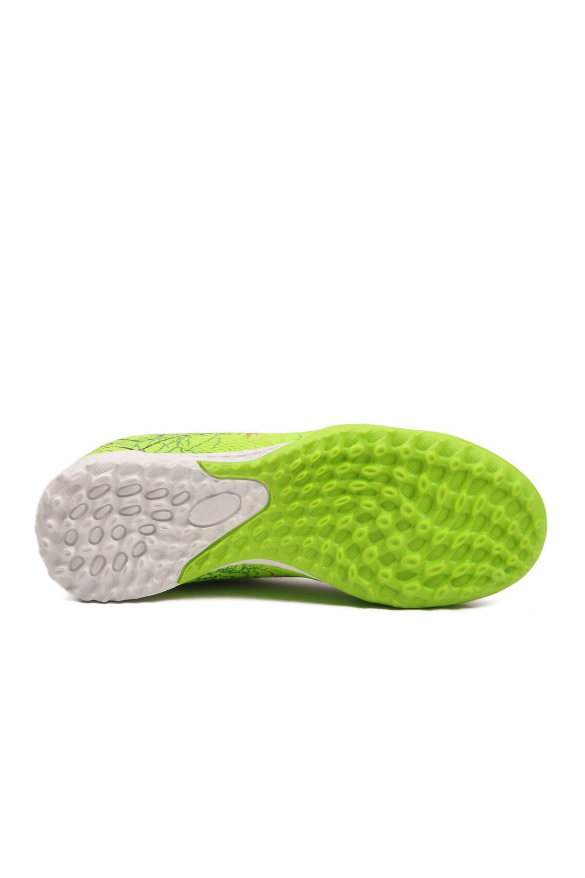 Beyaz-Neon Yeşil Çocuk Halı Saha Ayakkabısı FH-252-153 F