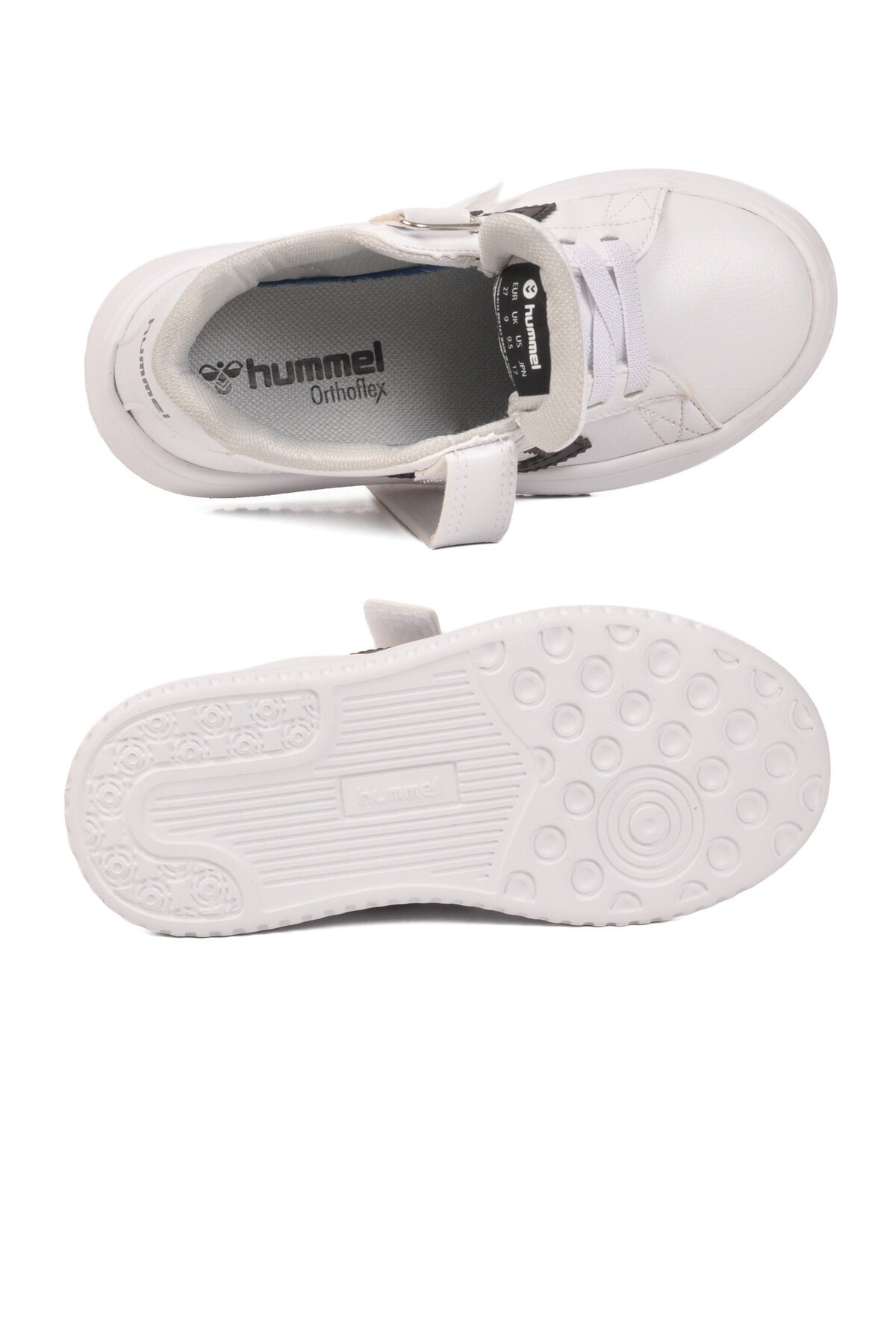 Beyaz-Siyah Rahat Taban Unisex Çocuk Spor Ayakkabı 900869 Hml Jr
