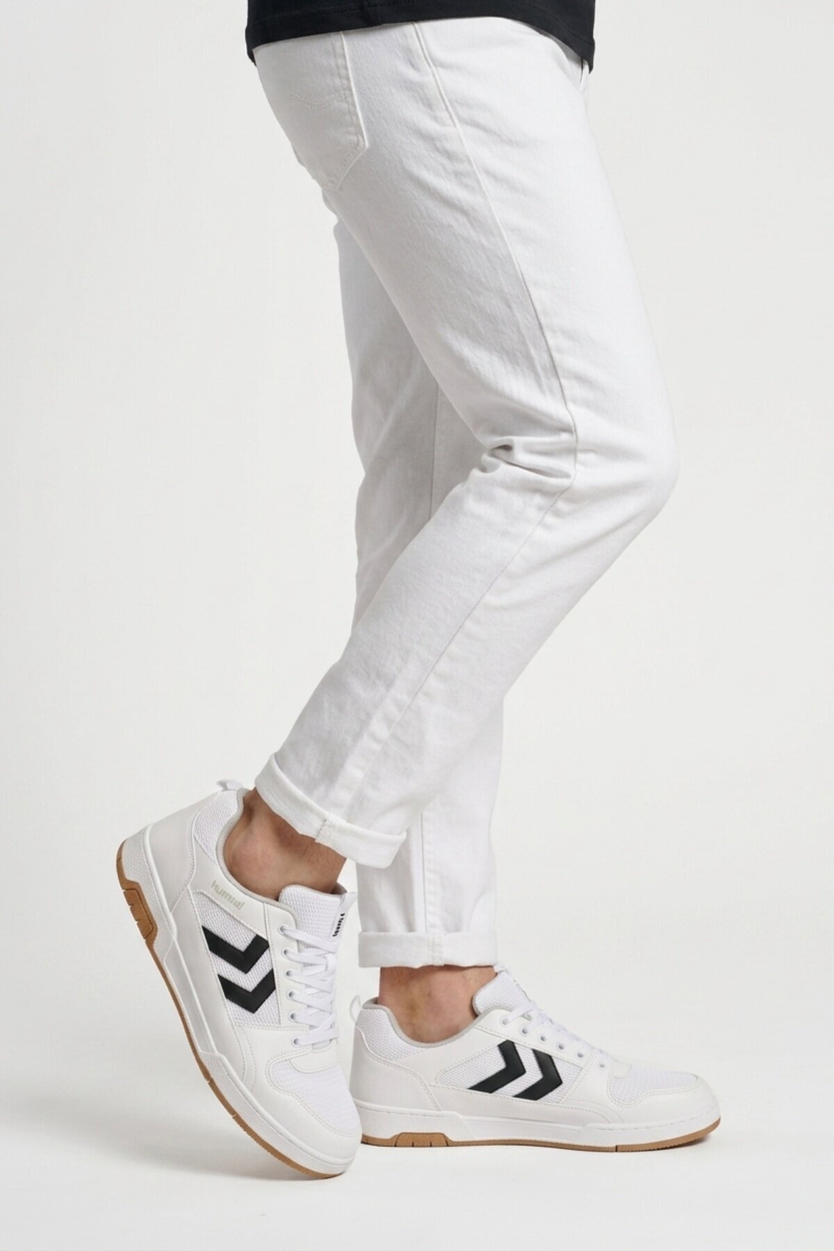 Beyaz-Siyah Rahat Taban Hava Alabilen Unisex Spor Ayakkabı 900872 Hml II