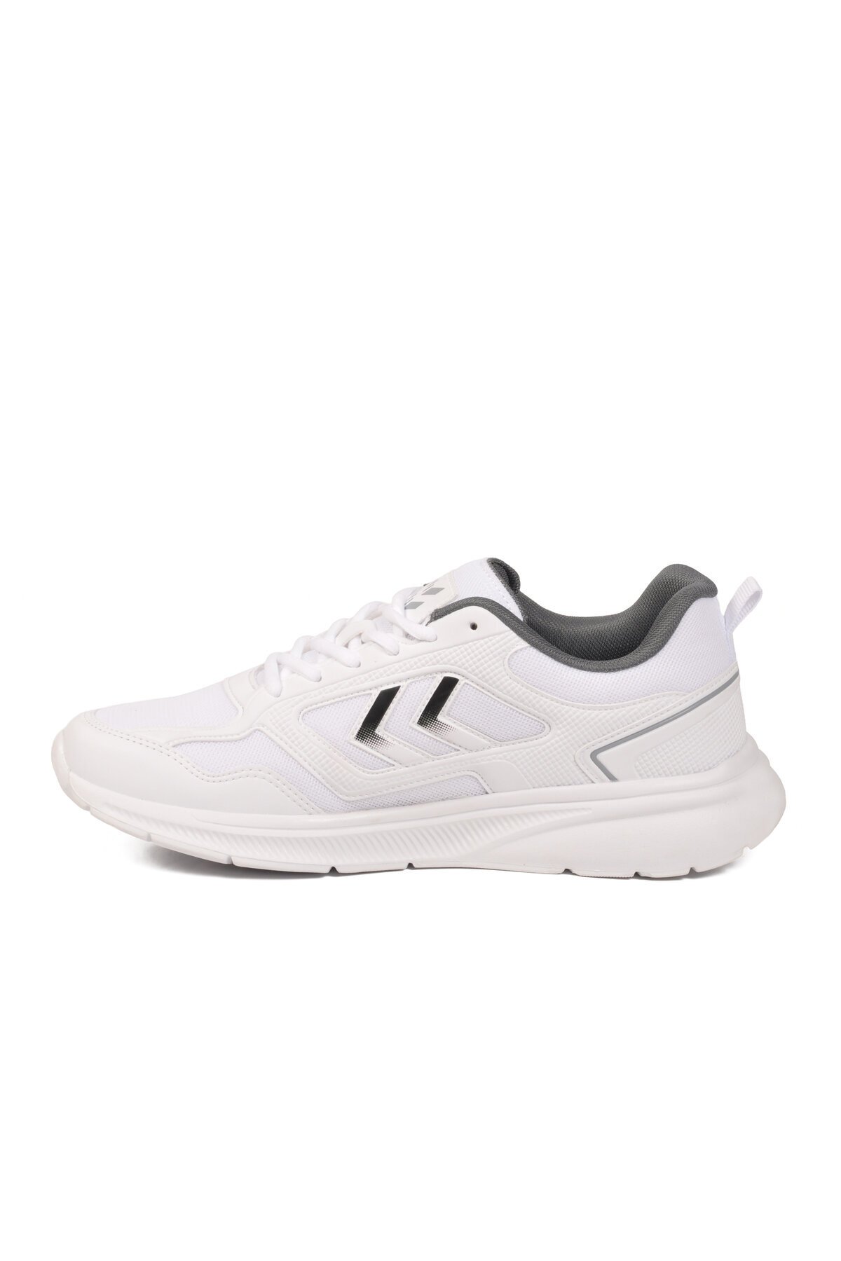 Beyaz-Siyah Rahat Taban Unisex Spor Ayakkabı 900895 Hml II