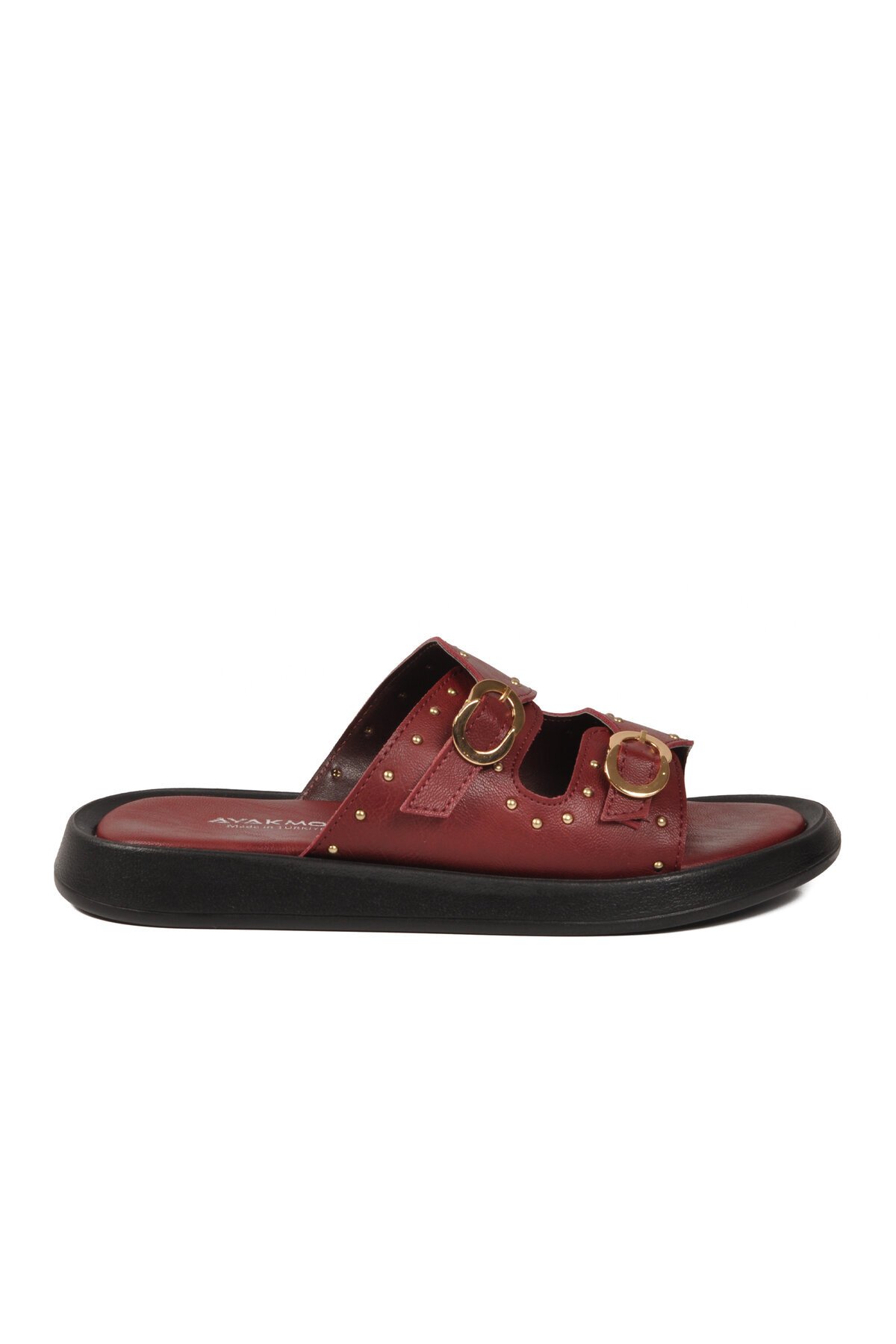 Bordo Rahat Taban Hafif Kadın Terlik 513088 Z