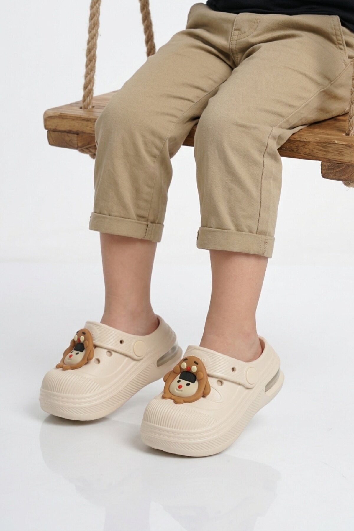 Ekru Hafif Çocuk Terlik 2316 B-P