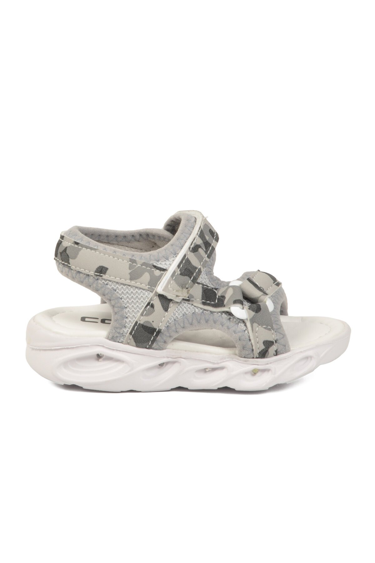 Gri Hafif ComfortSole TabanÇocuk Sandalet Sage B
