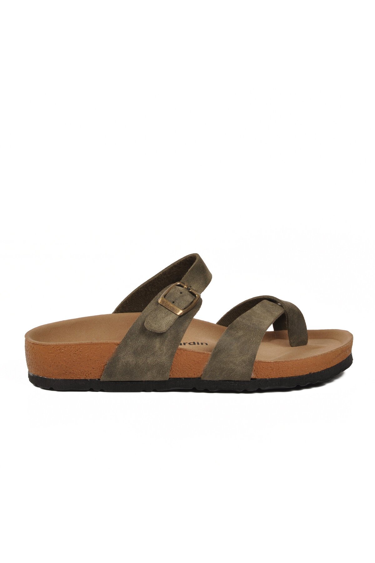 Haki Hafif Parmak Arası Kadın Terlik PC-7547 Z