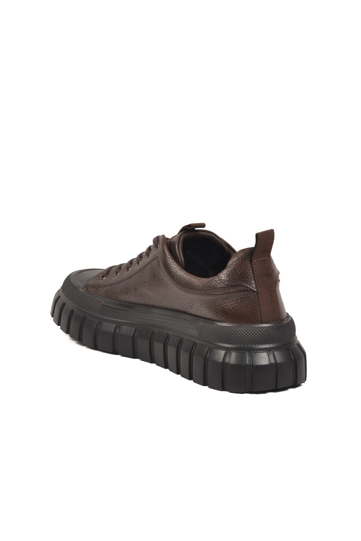 Kahve Hakiki Deri Erkek Günlük Ayakkabı 152-18124  M