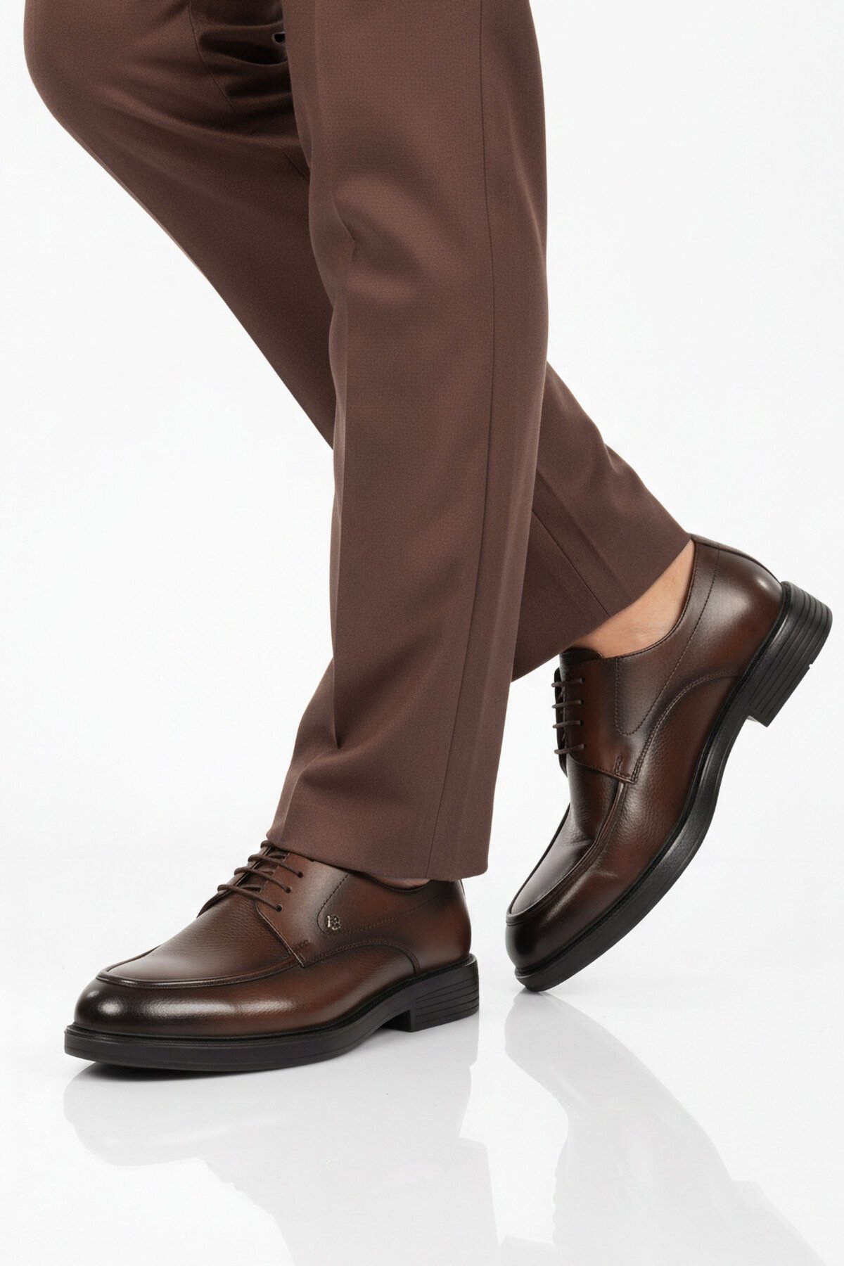 Kahve Hakiki Deri Erkek Günlük Ayakkabı 618 M