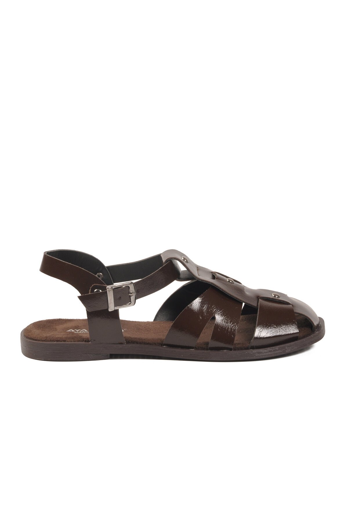 Kahve Hafif Slingback Kadın Terlik 335335 Z