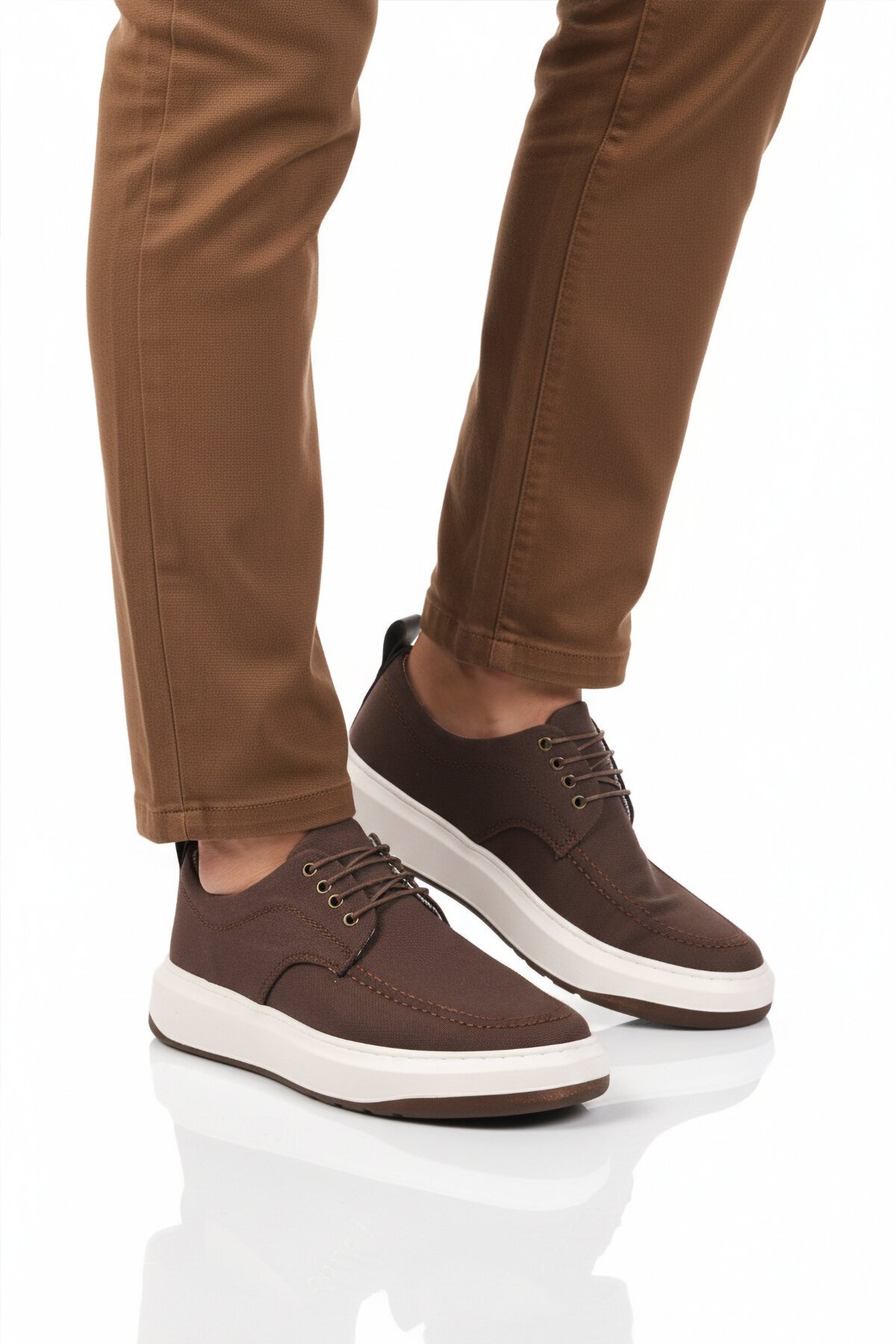 Kahve Tekstil Erkek Casual Ayakkabı 486 M