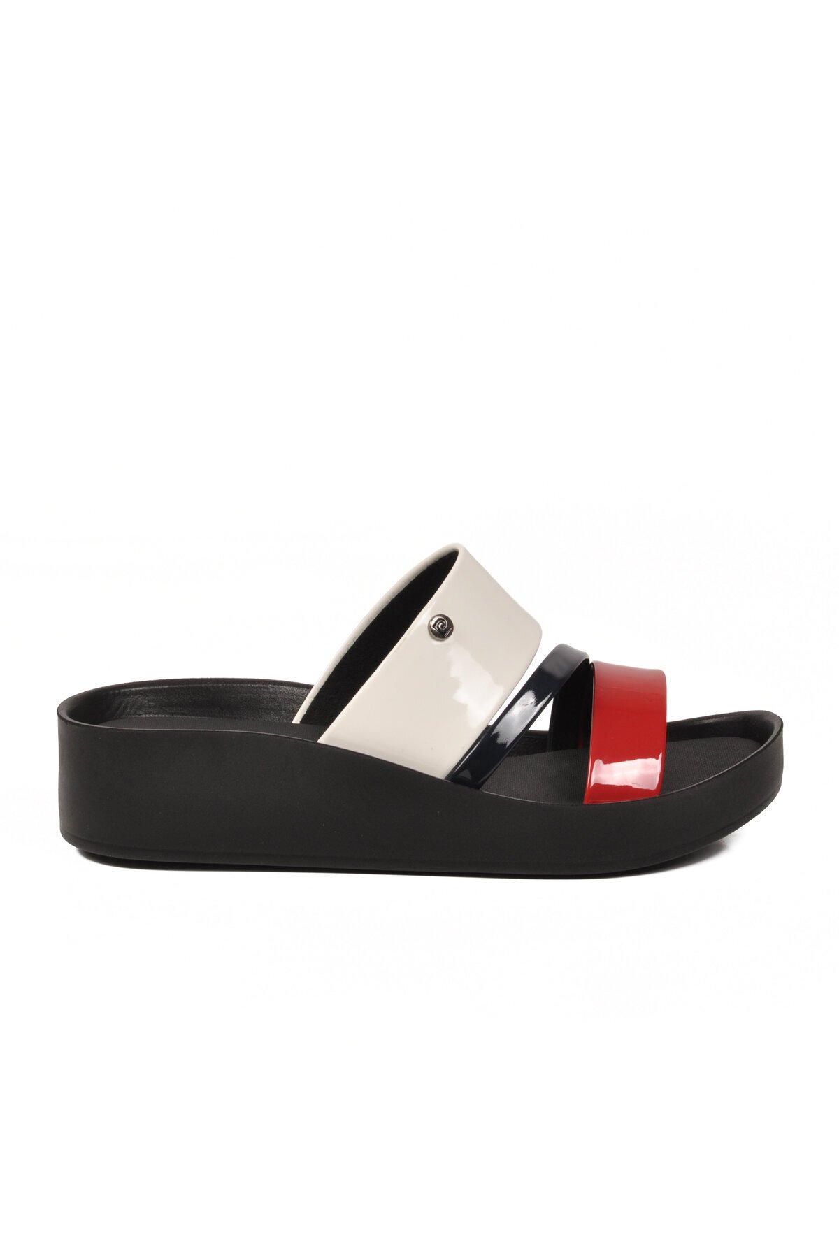 Kırmızı-Beyaz Hafif Kadın Terlik PC-7497 Z