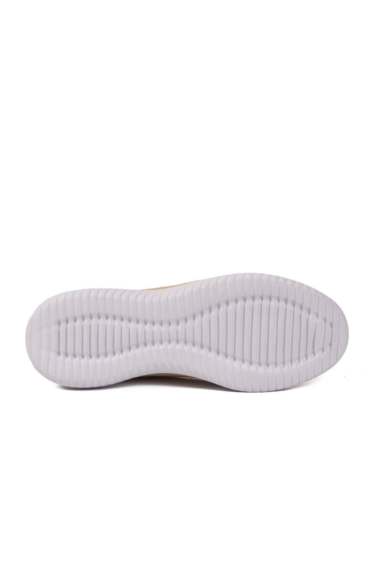 Krem Tekstil Hafif Esnek Kadın Spor Ayakkabı PC-30168 Z