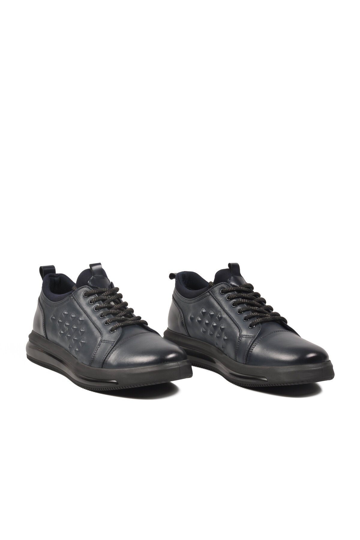 Lacivert Hakiki Deri Erkek Günlük Ayakkabı Marcomen AirBagSole 152-20182 M