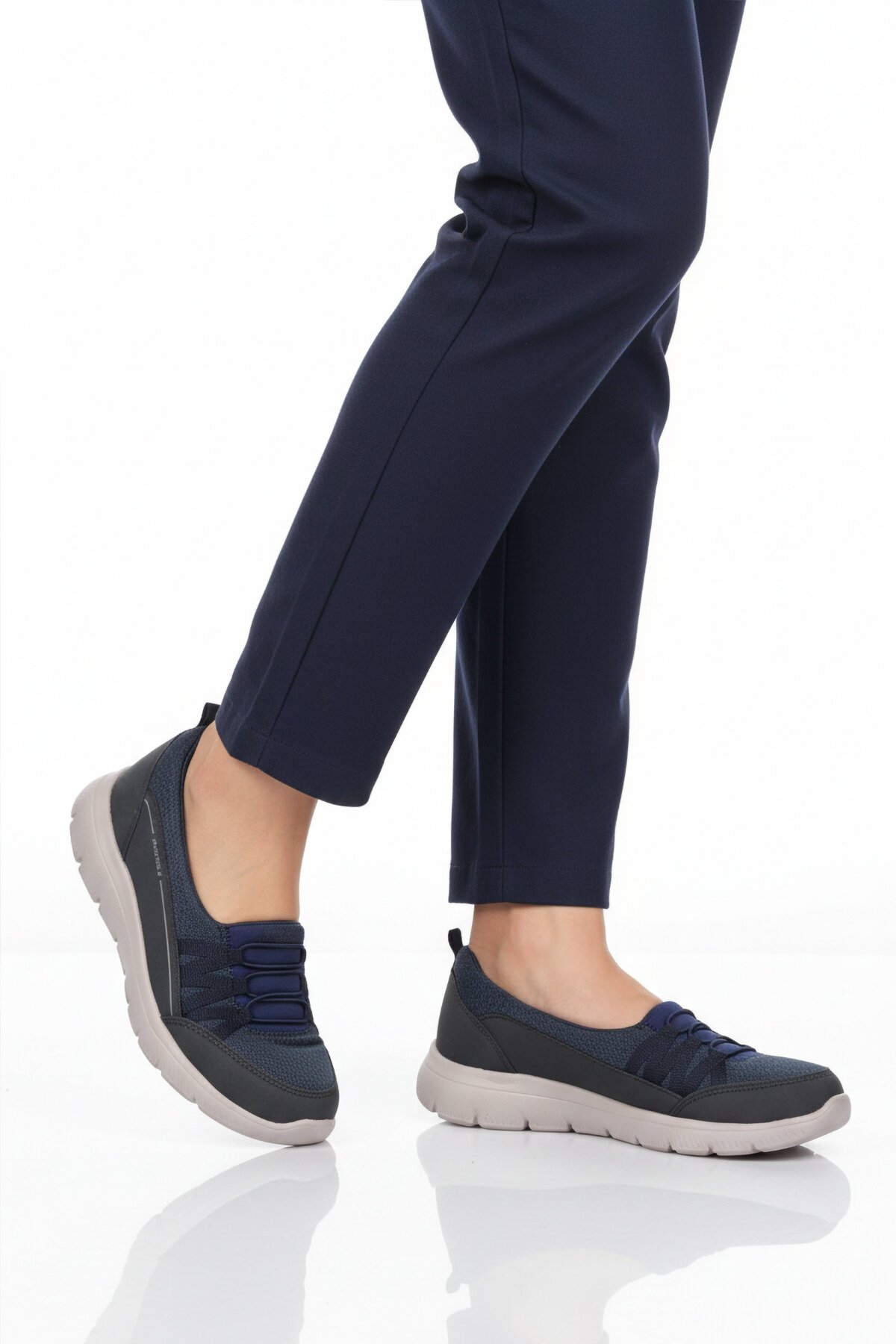 Lacivert Hafif Kadın Günlük Ayakkabı Bst-1009 G