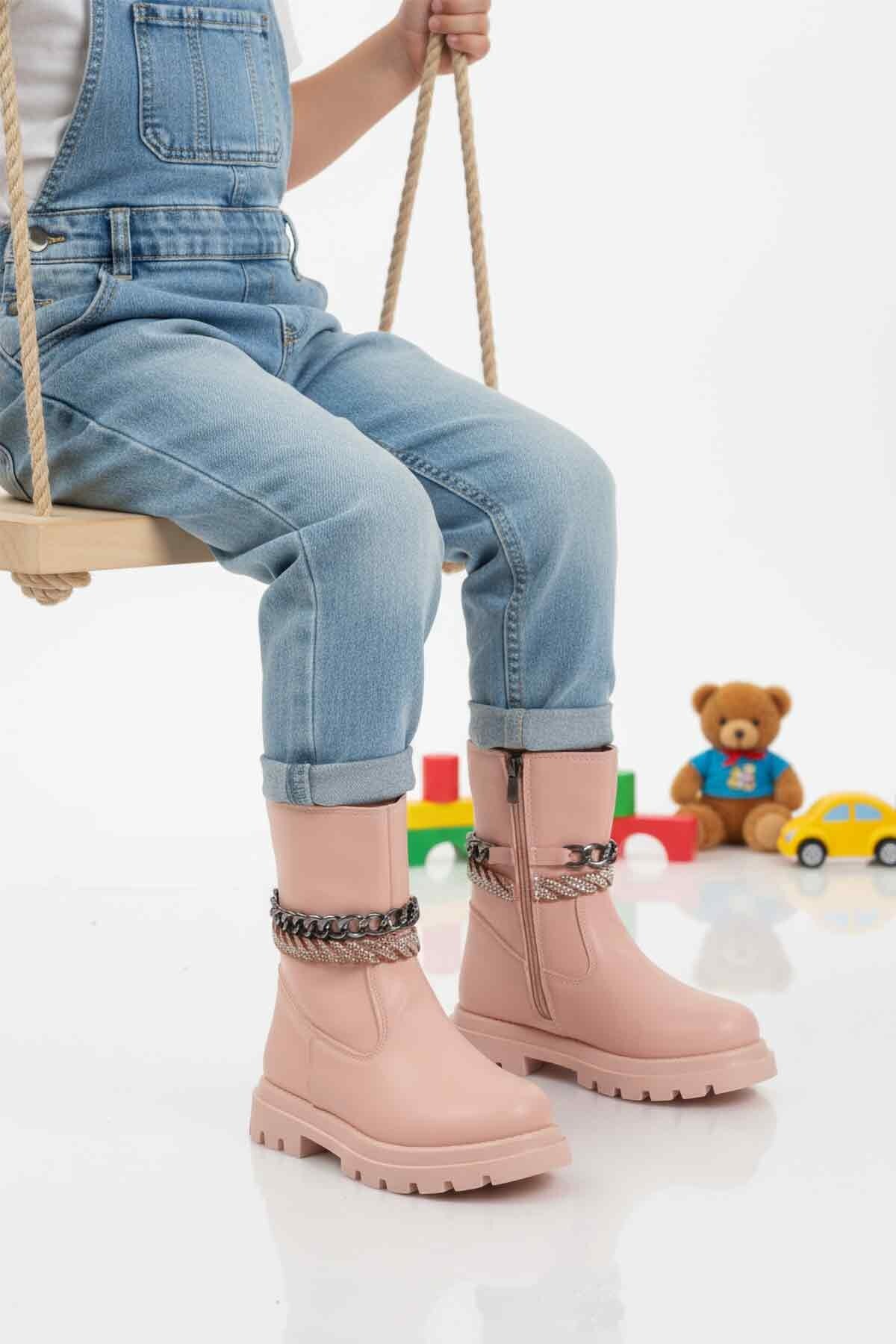 Pudra Çocuk Çizme Duru F