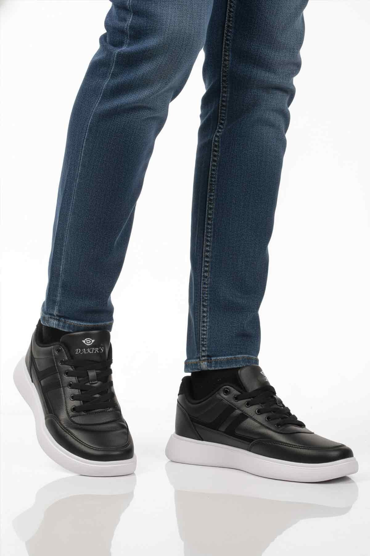 Siyah-Beyaz Poliüretan Erkek Günlük Ayakkabı Dakırs 128 Cilt M