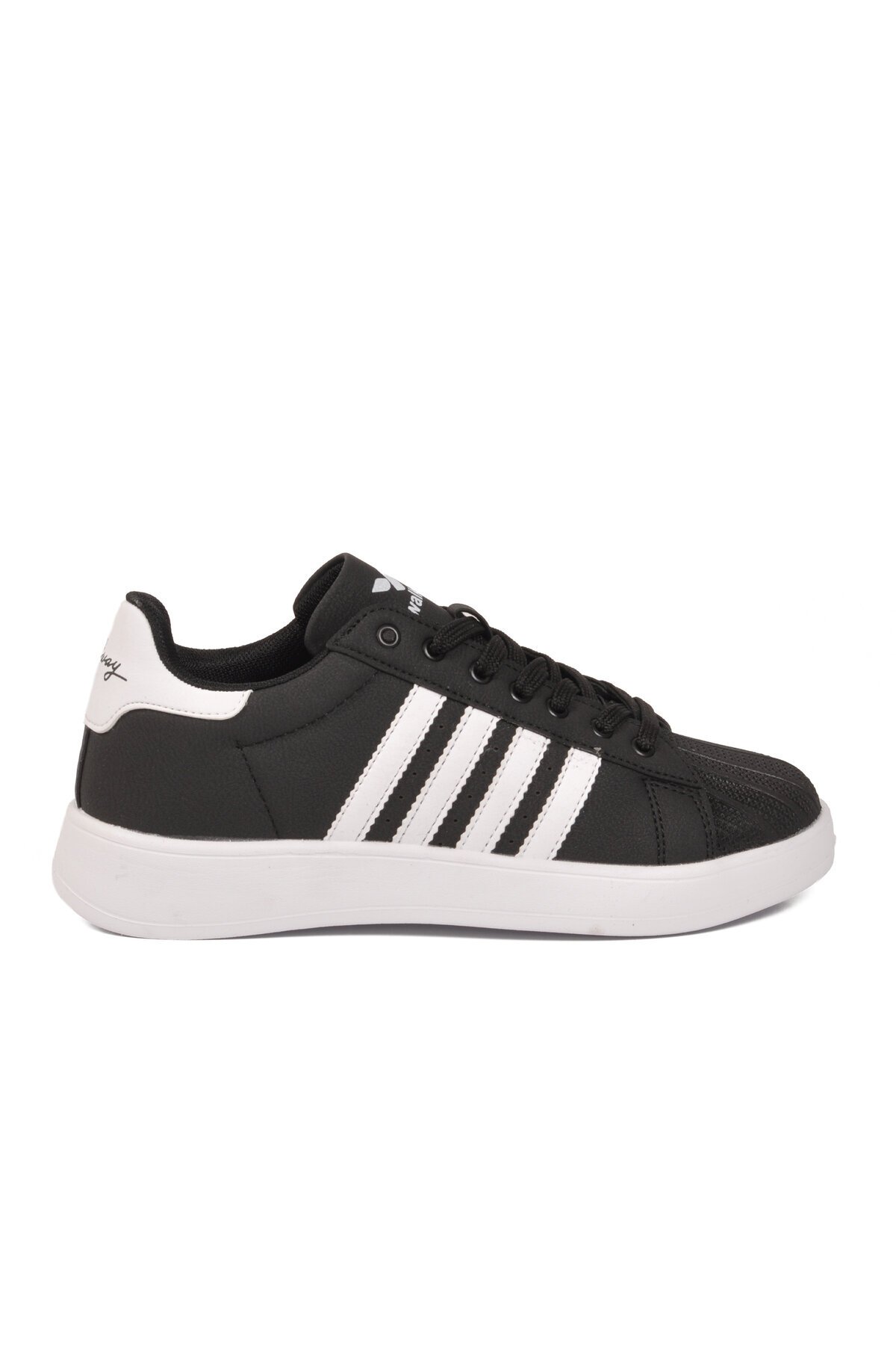 Siyah-Beyaz Hafif Unisex Spor Ayakkabı 26112 Senti G