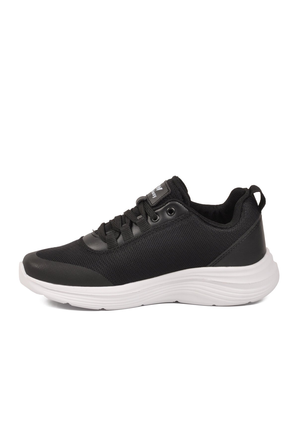Siyah-Beyaz Tekstil Hafif Unisex Spor Ayakkabı Pete G