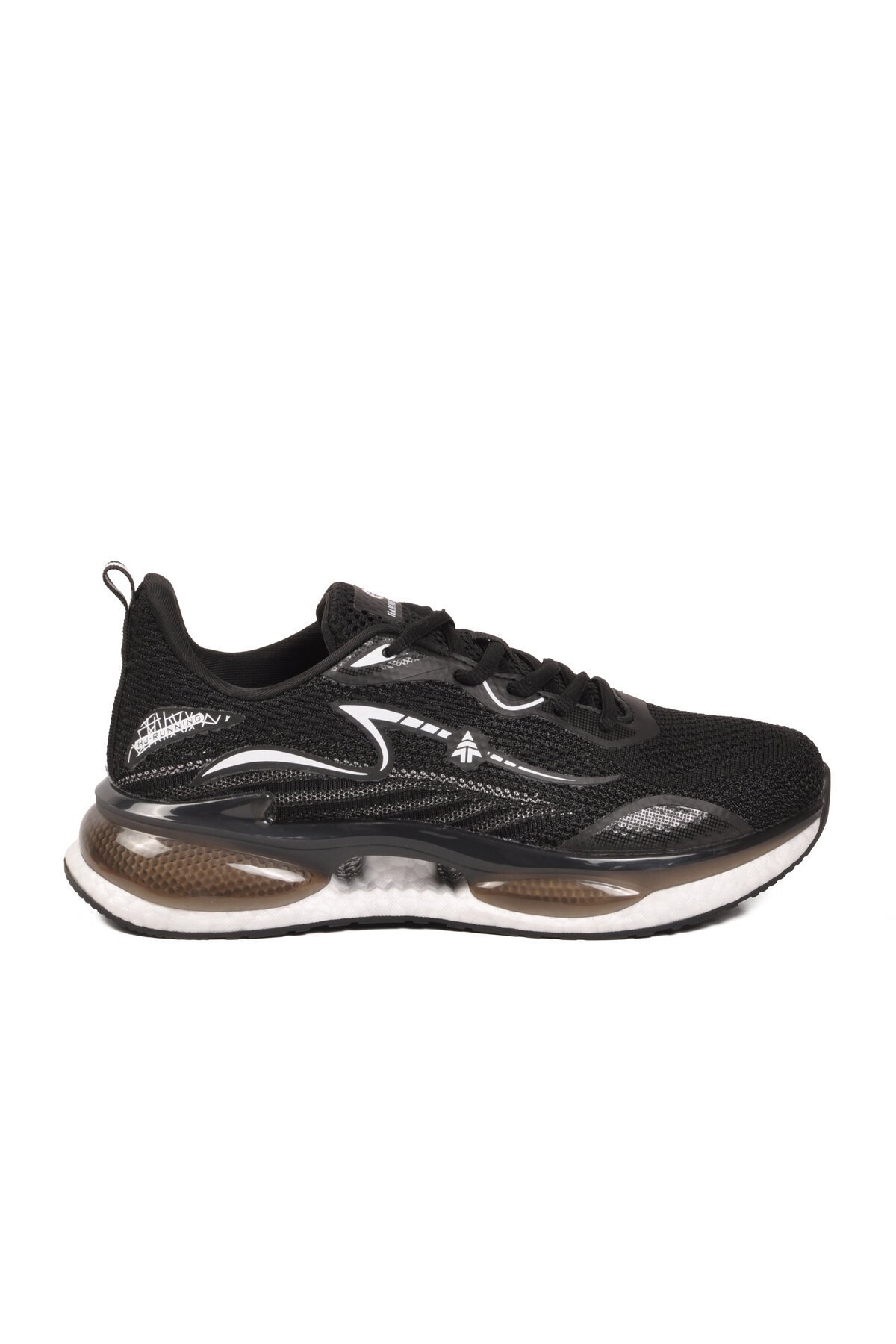 Siyah-Beyaz Tekstil ComfortSole Taban Unisex Spor Ayakkabı 101 25087-G