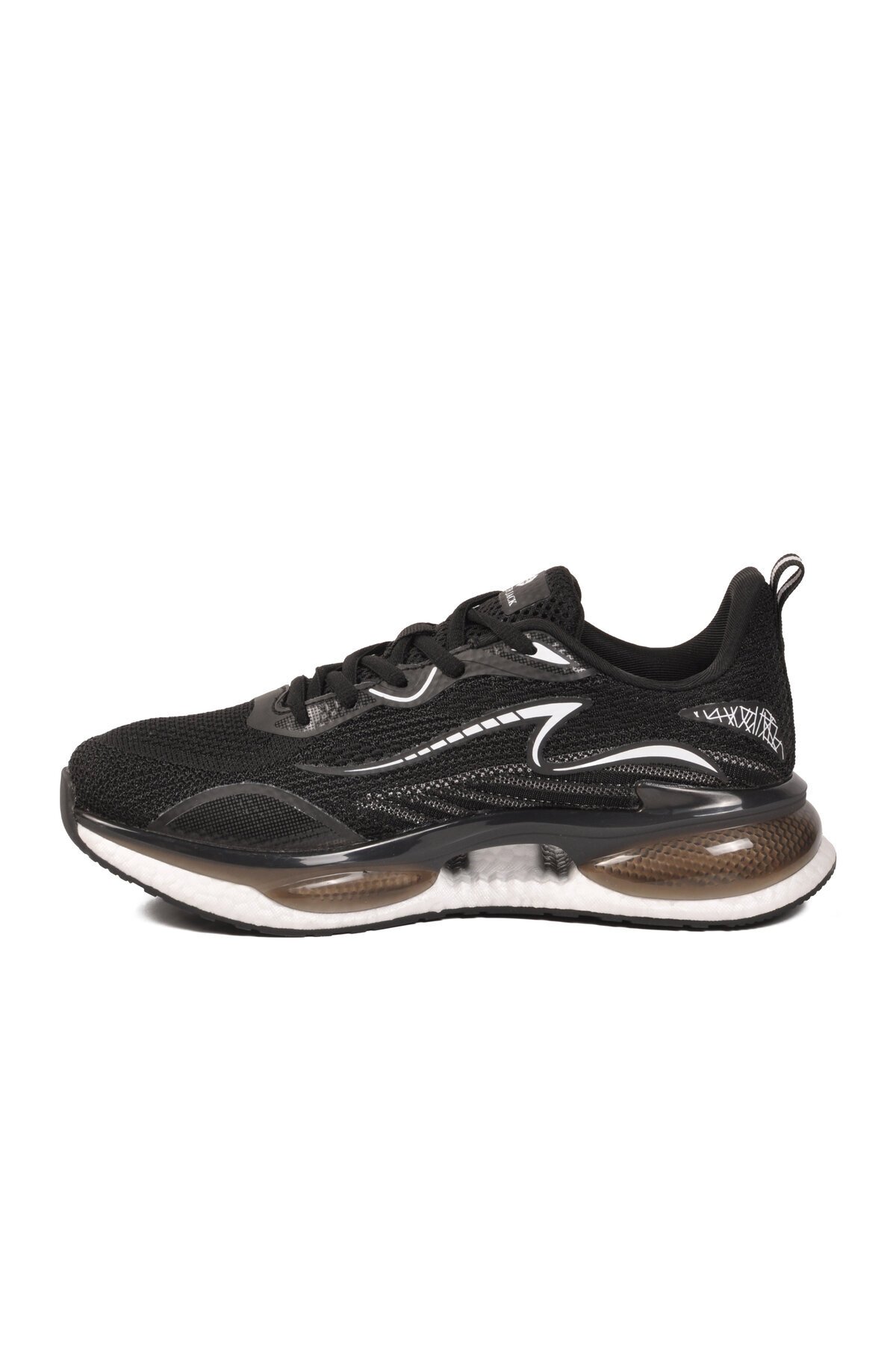 Siyah-Beyaz Tekstil ComfortSole Taban Unisex Spor Ayakkabı 101 25087-G